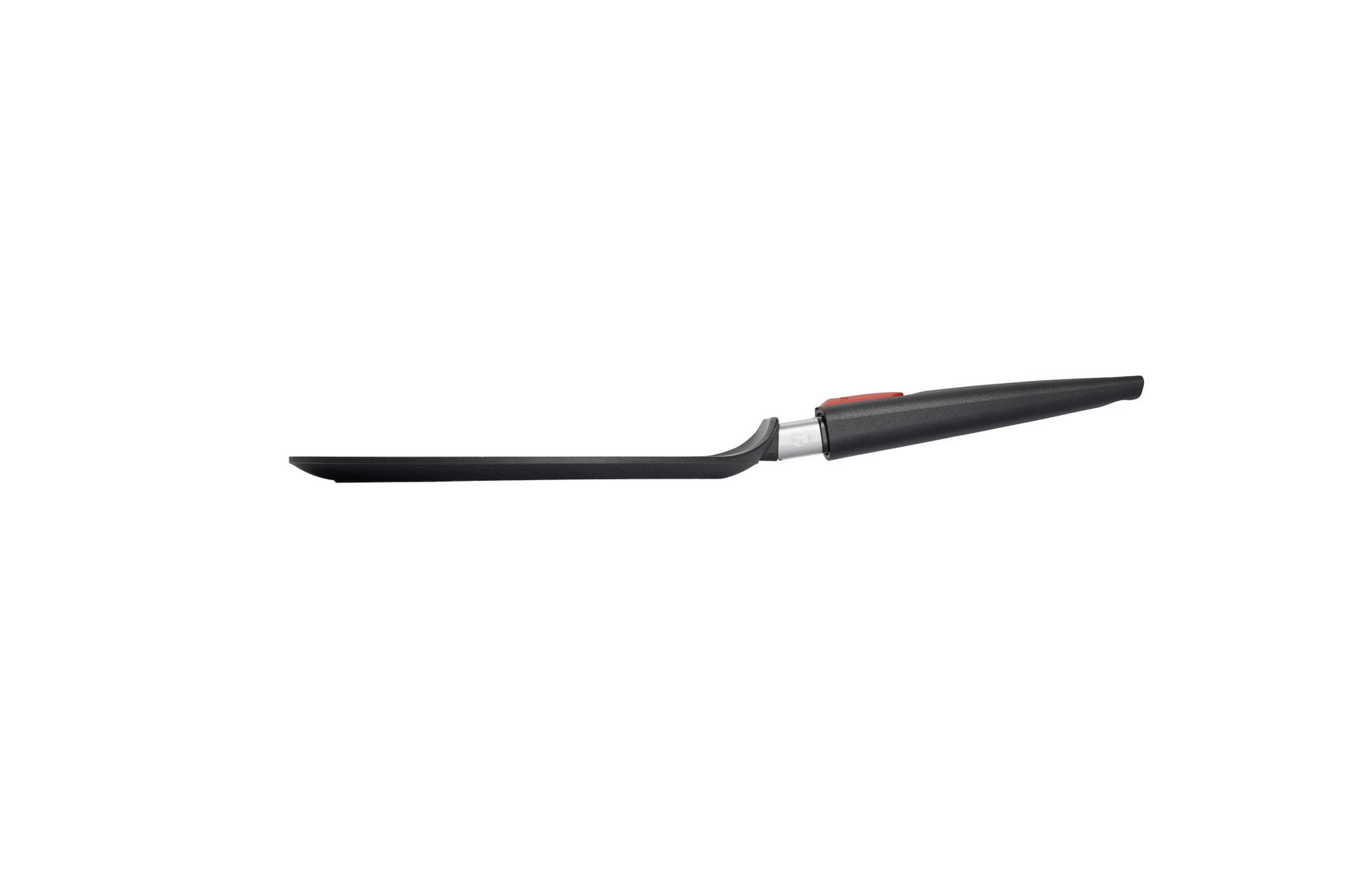 Nowo Titanium Guss-Crêpepfanne Seitenansicht | Stiel - Abnehmbar | Alle Herdarten inkl. Induktion | 26cm