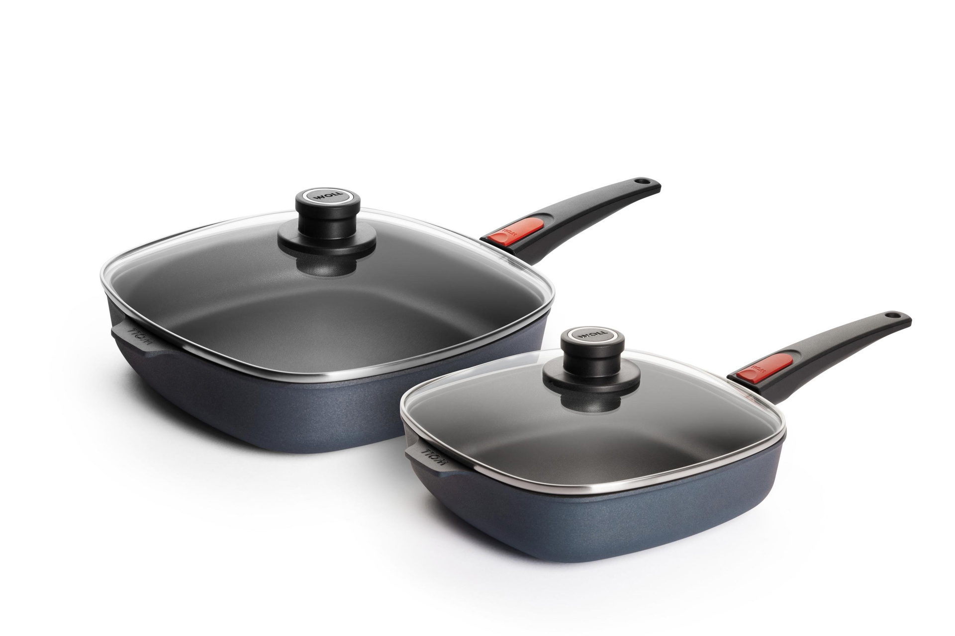 SET01DPS_3Quarter Diamond Lite Viereck-Set, 24 x 24 cm + 28 x 28 cm, mit 2 Deckeln