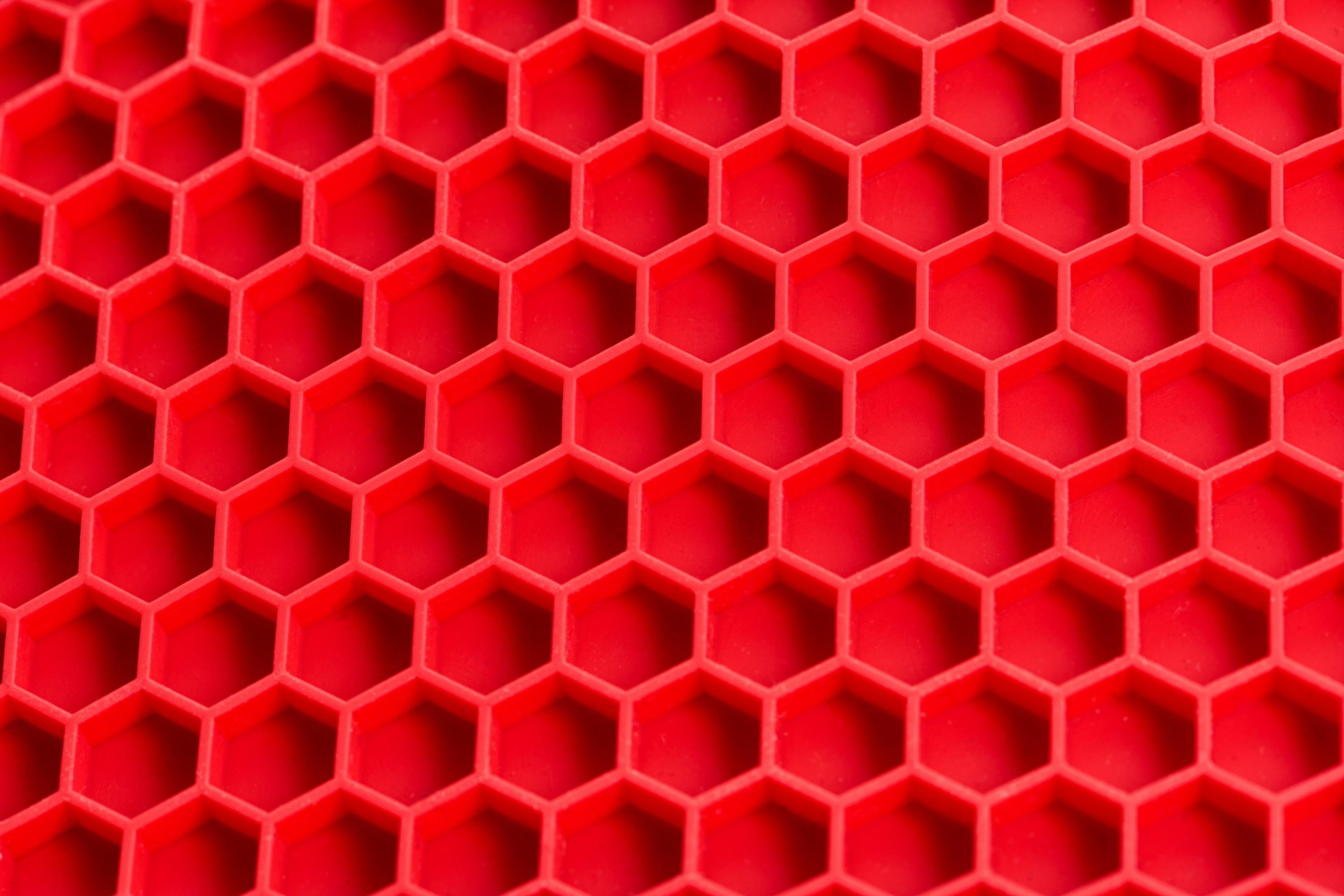 MA24_Detail Silikon-Untersetzer mit Wabenstruktur, rund Detailansicht