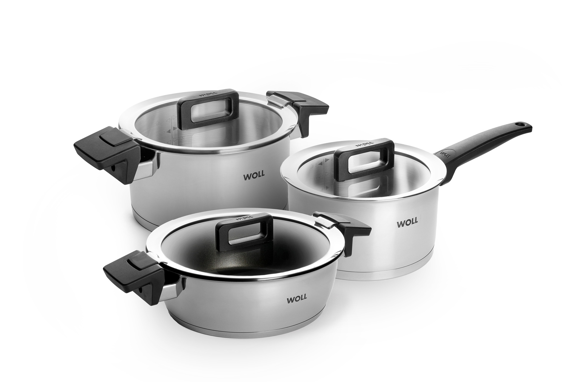 Concept Topf-Set, 6-tlg., Ø 24 + 20 + 18 cm