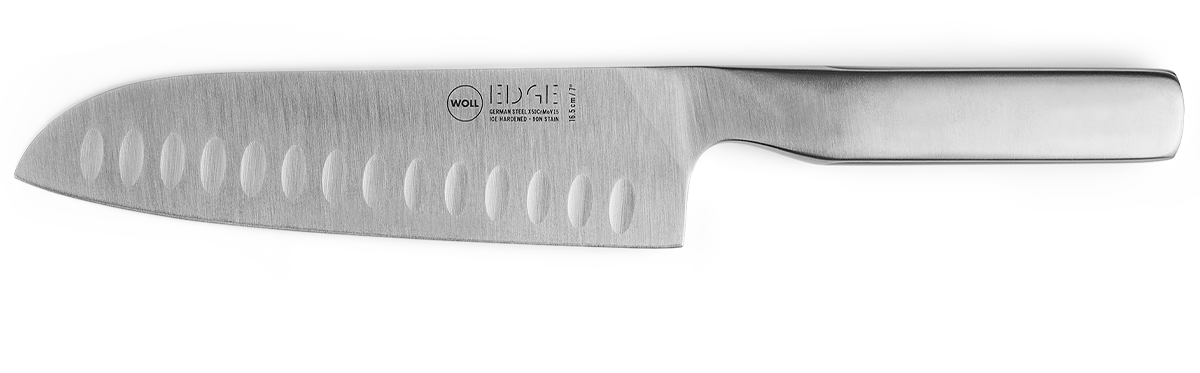 Santokumesser der Serie Edge in der Seitenansicht.