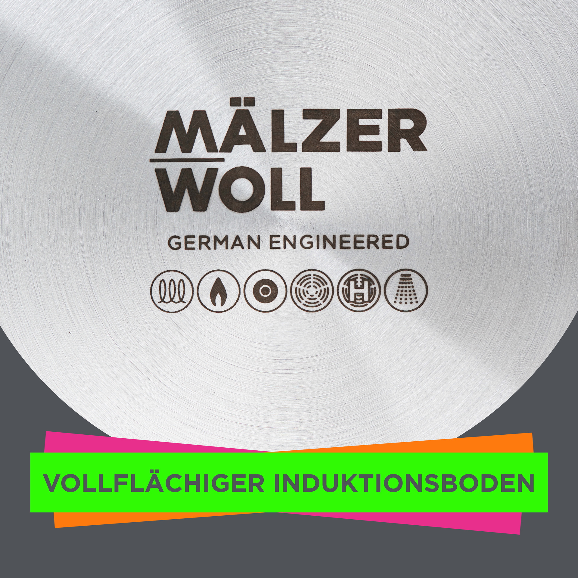 MÄLZERxWOLL Edelstahl-Pfannne MÄLZERxWOLL Edelstahl-Pfannne