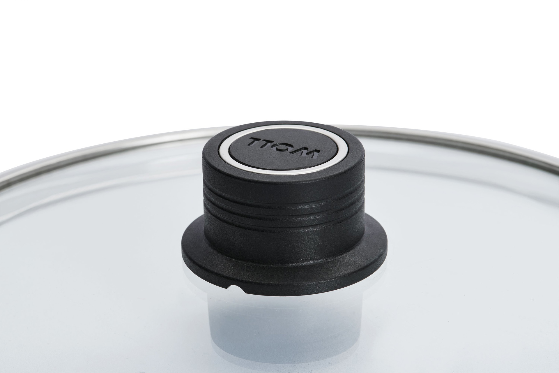 Logic Sicherheitsglasdeckel, rund Detailansicht