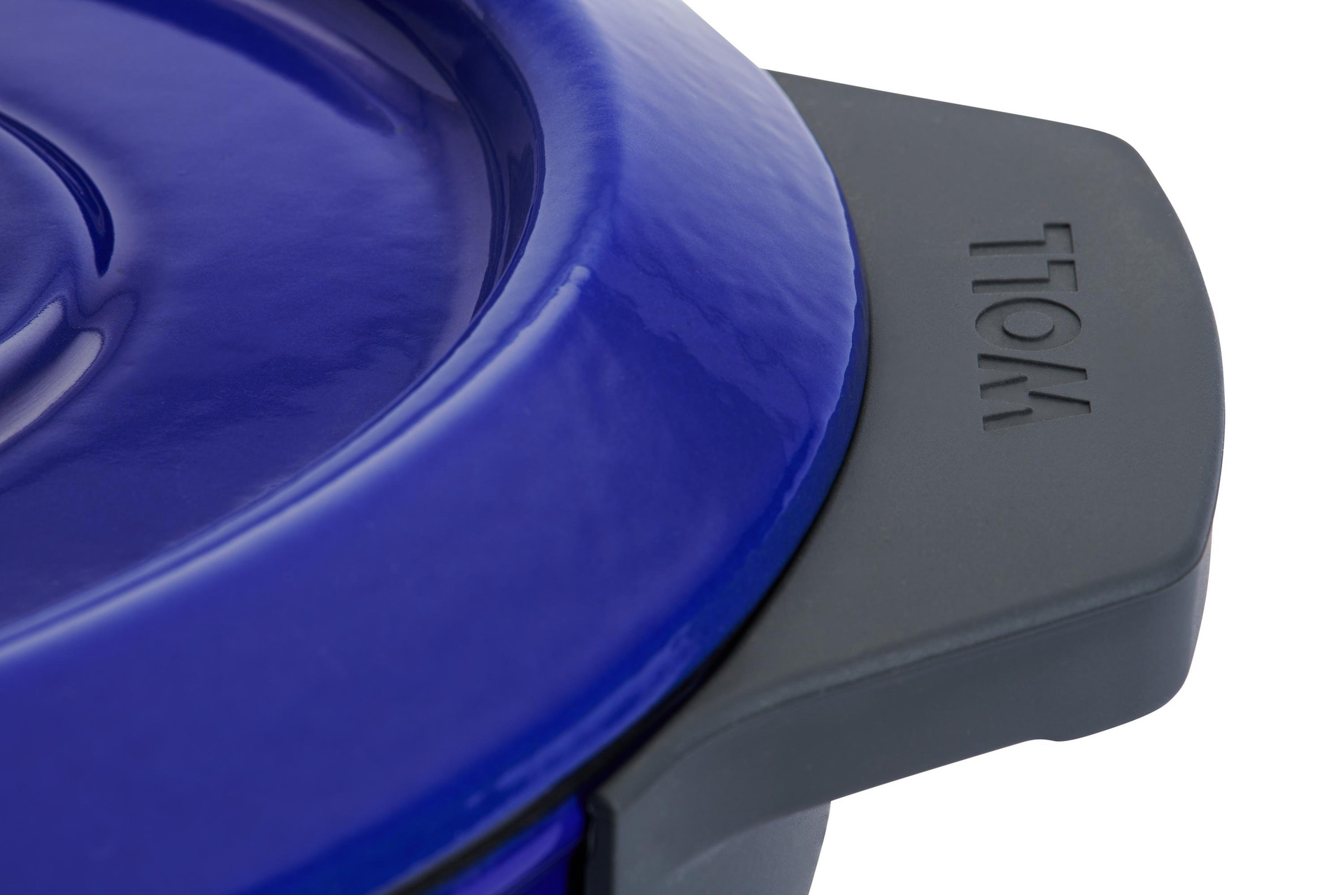 Iron Gussbräter mit Deckel Detailansicht | Cobalt Blue | Alle Herdarten inkl. Induktion