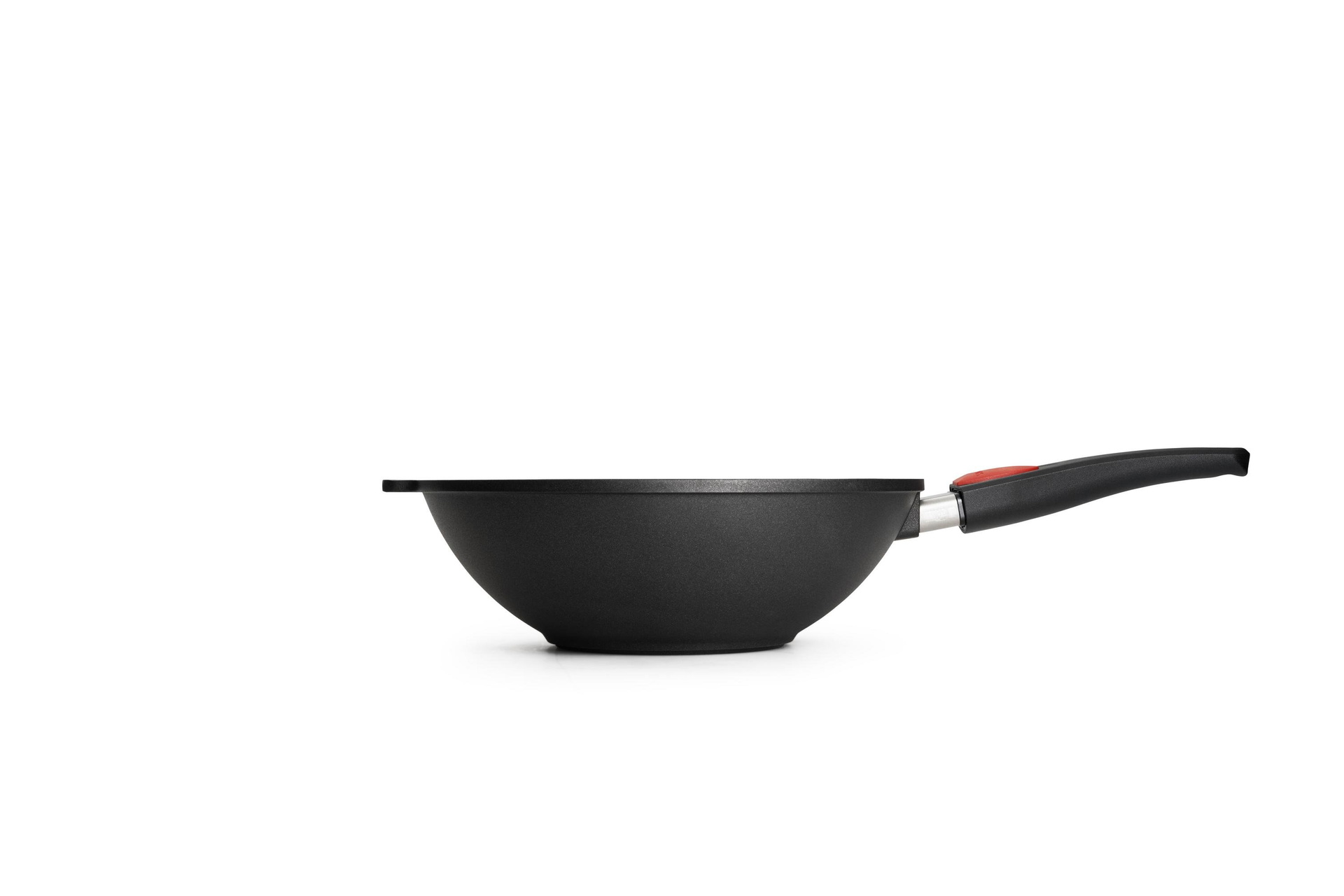 Titan Best Guss-Wok- und Rührpfanne Seitenansicht