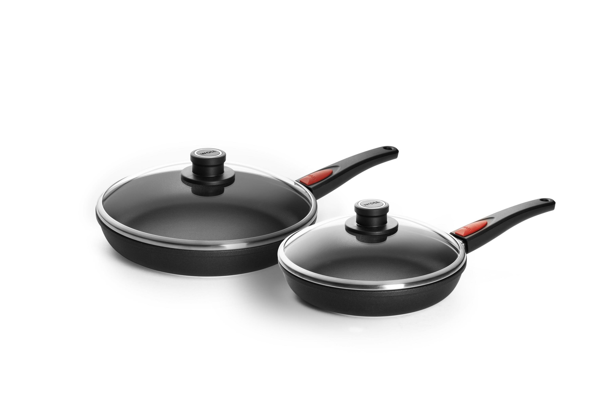Titan Best Flachpfannen-Set, 4-tlg., Ø 28 + 24 cm Titan Best Flachpfannen-Set, 4-tlg. | Ceran, Gas, Elektro, Halogen