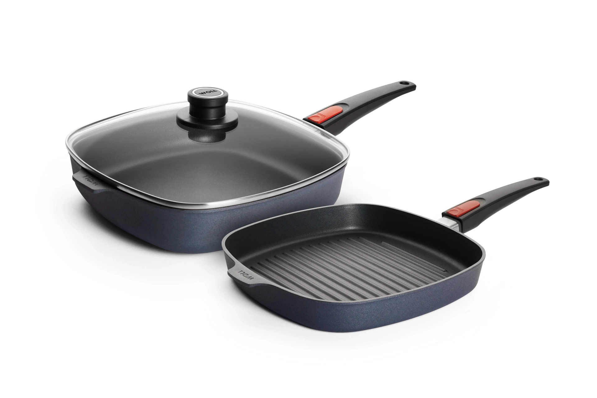 Diamond Lite Grill- und Viereck-Pfannen-Set, 3-tlg., 28 x 28 cm