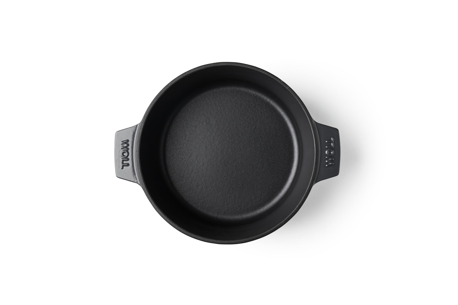 Iron Topf, Ø 24 cm, mit Silikon-Untersetzer Draufsicht