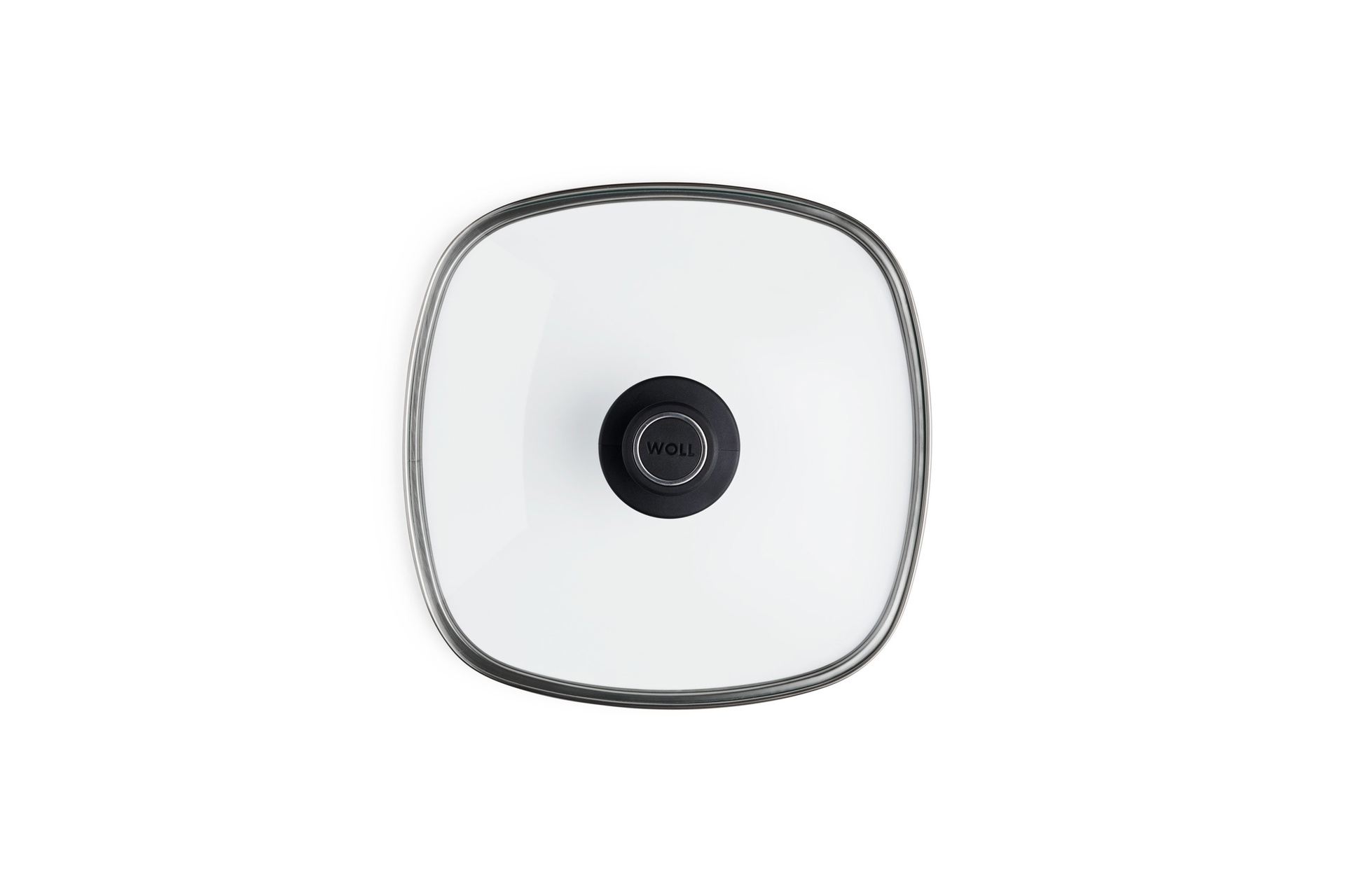 Sicherheitsglasdeckel, viereckig Draufsicht | 26x26cm