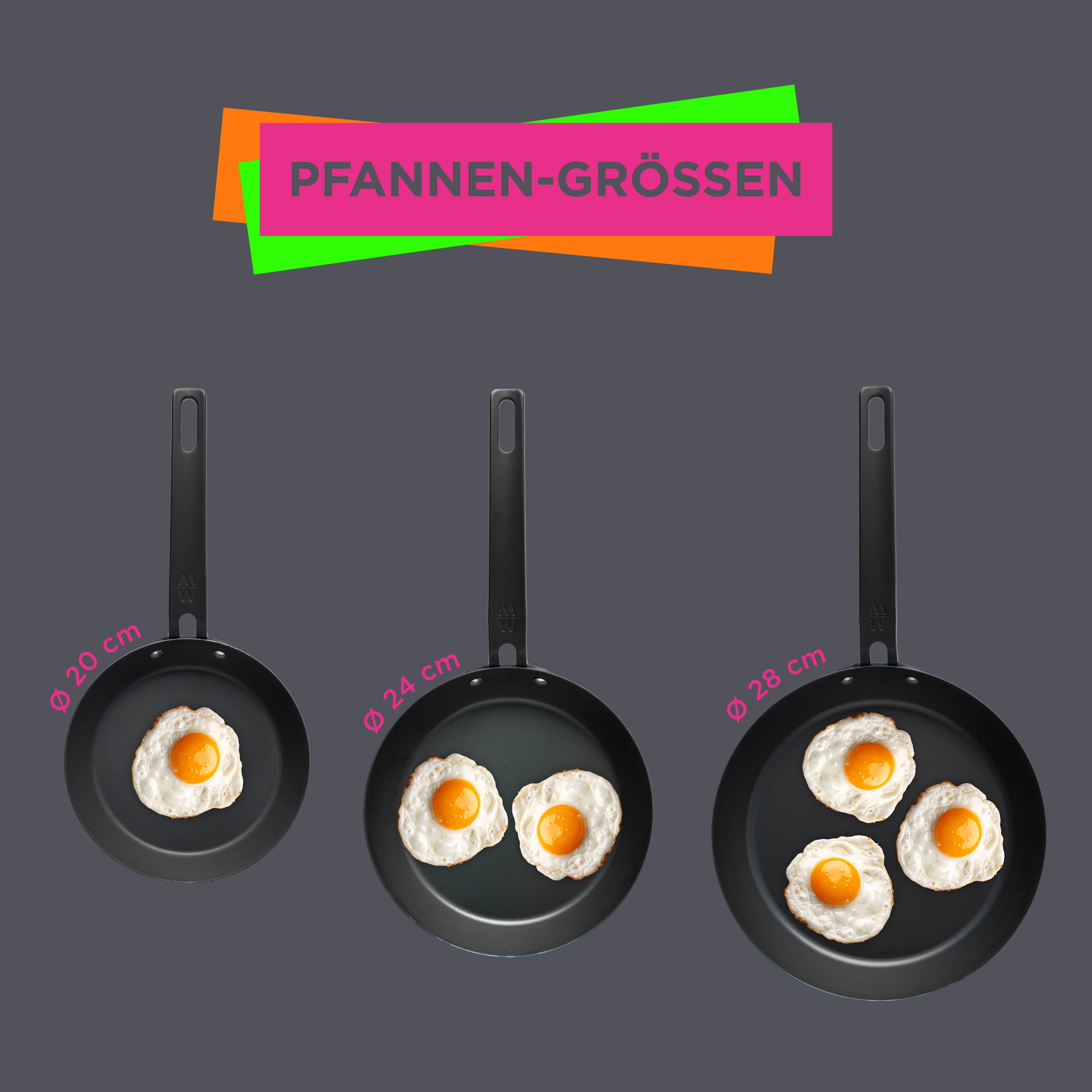 MÄLZERxWOLL Carbonstahl-Pfannne