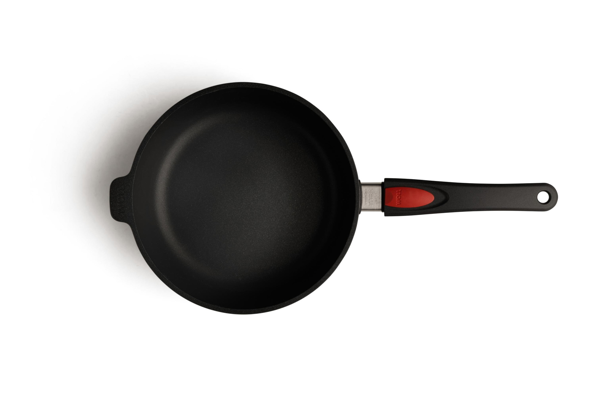 Titan Best Guss-Hochrandpfanne Draufsicht