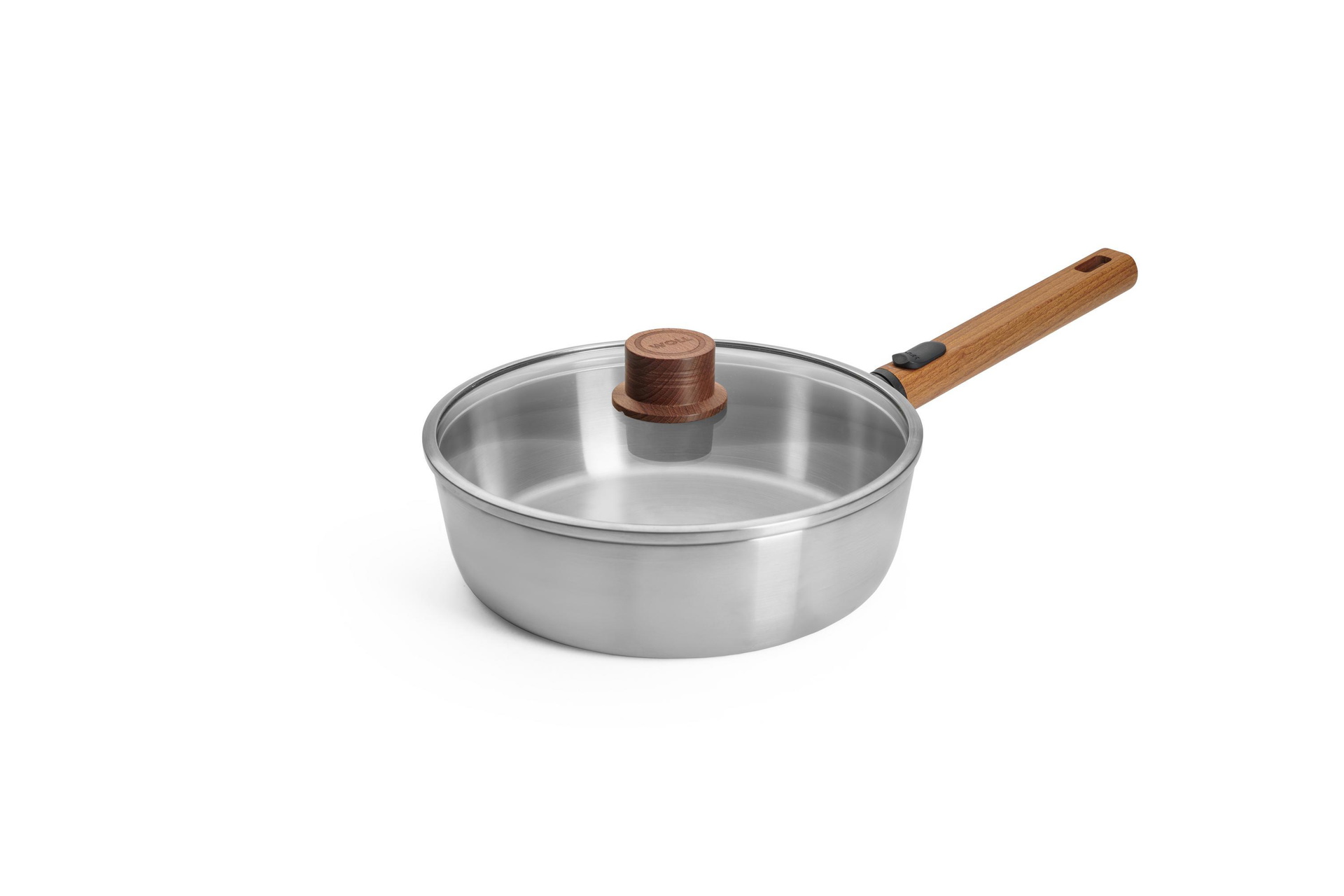 Logic Steel Hochrandpfanne mit Deckel Ø 24 cm Logic Steel Hochrandpfanne mit Deckel Ø 24 cm