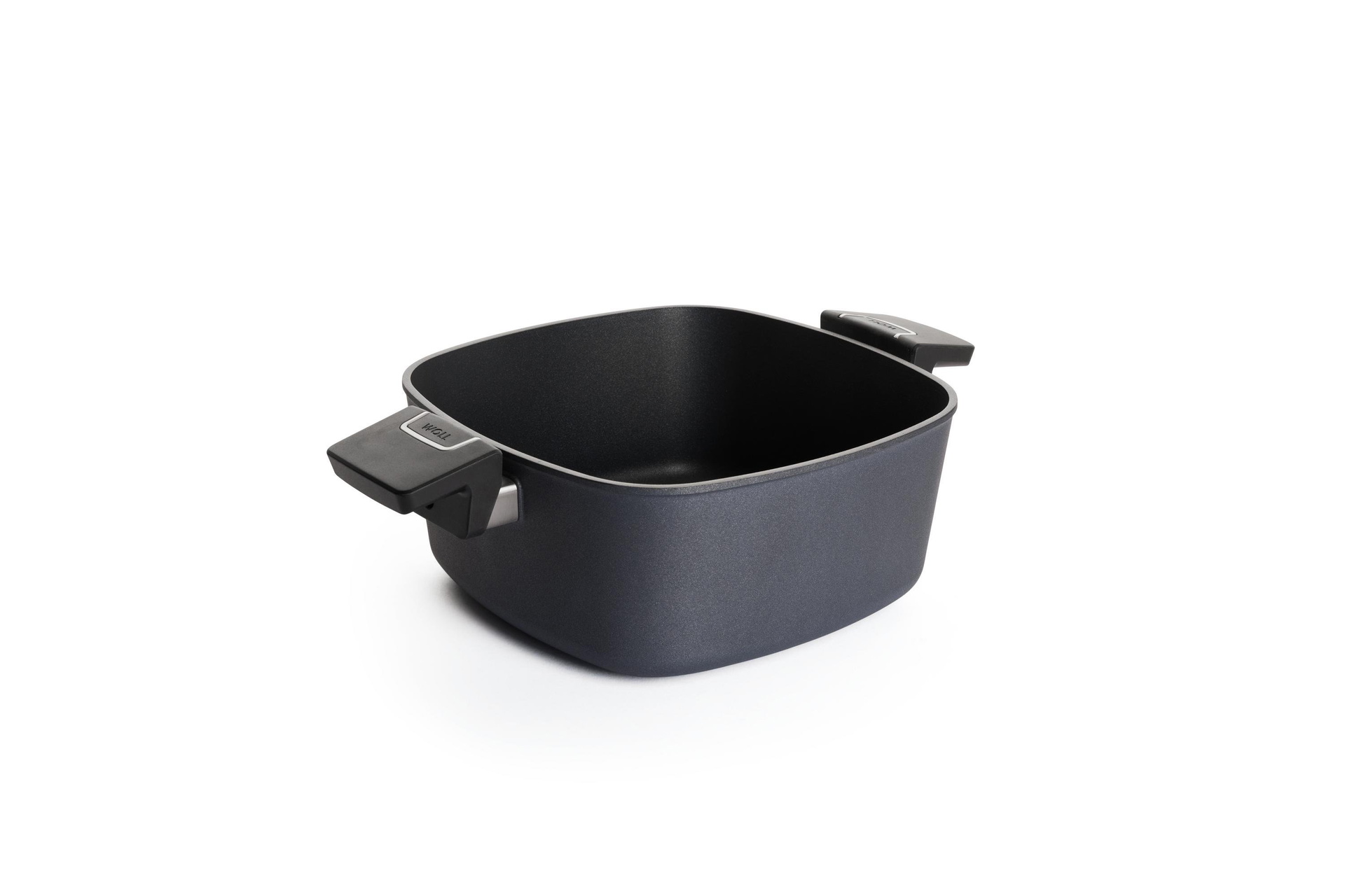 1024-2DPS_1024-2DPI_3Quarter Diamond Lite Guss-Kasserollen, viereckig | 24x24cm | Alle Herdarten inkl. Induktion
