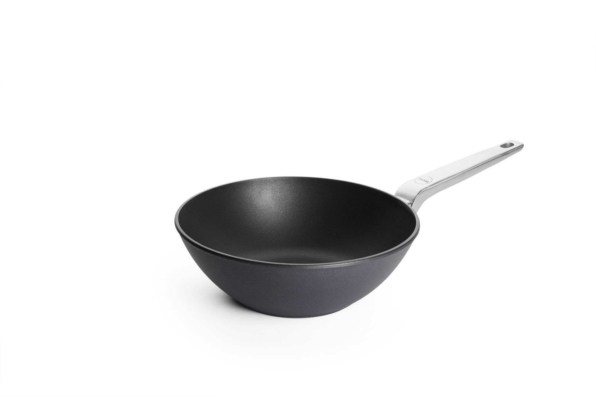 21026DLPI_3_quarter Diamond Lite Pro Guss-Wok- und Rührpfanne | Alle Herdarten inkl. Induktion | 26cm
