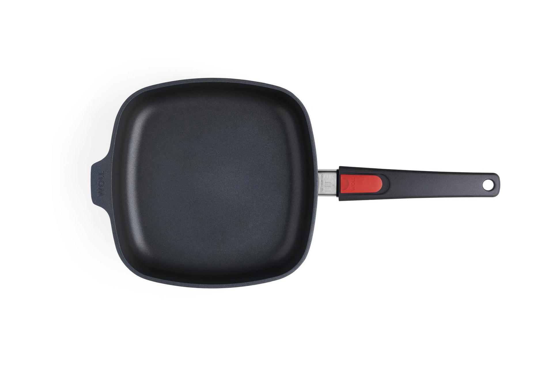 Diamond Lite Gusspfanne, viereckig Draufsicht | 24x24cm | Stiel - Abnehmbar | Ceran, Gas, Elektro, Halogen