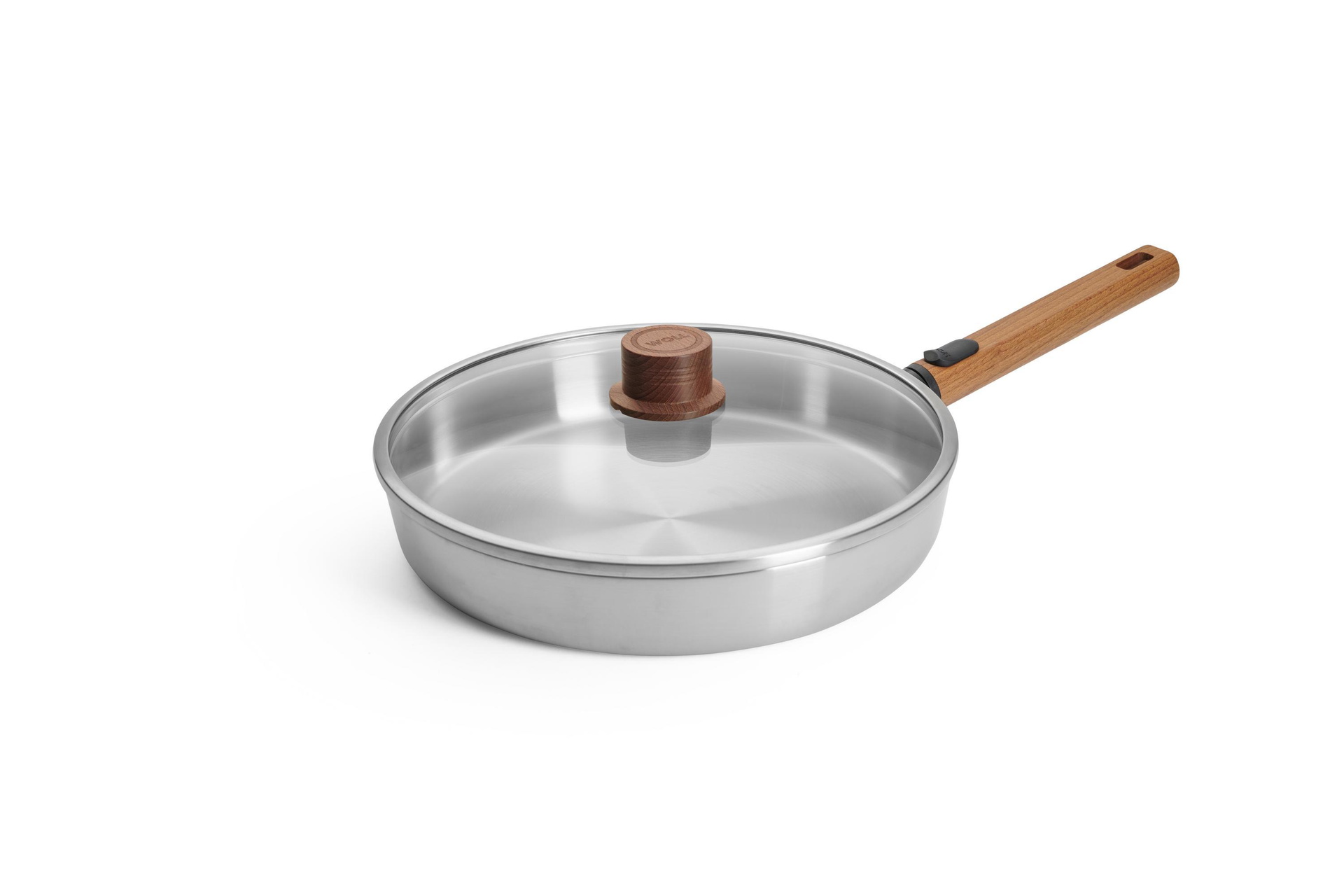 Logic Steel Flachpfanne mit Deckel Ø 28 cm