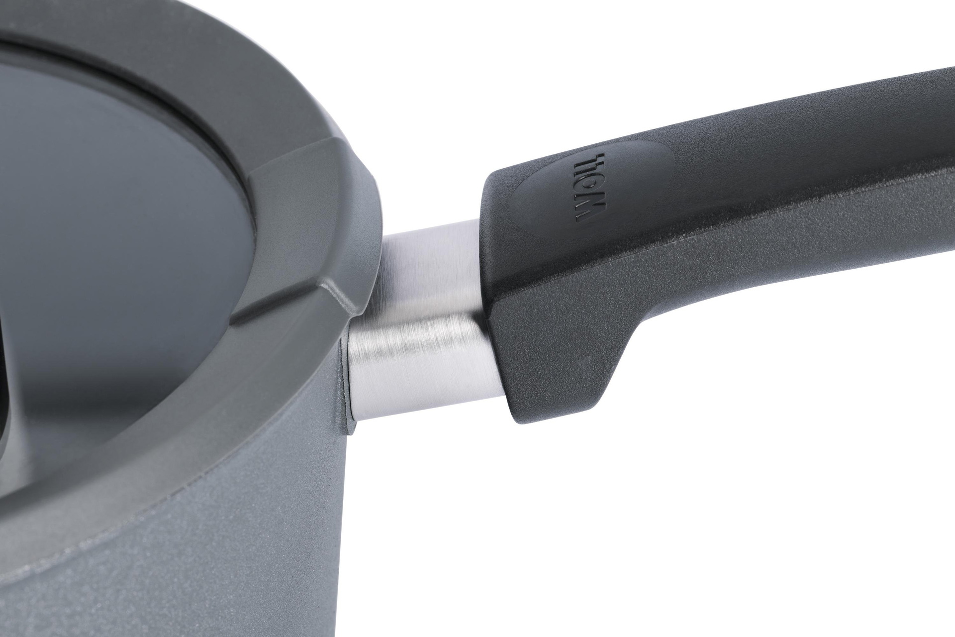 918CP_918CPI_Lid_Handle_Detail Diamond Concept Plus Guss-Stieltopf mit Deckel Detailansicht | Stiel - Fest | Alle Herdarten inkl. Induktion | 18cm