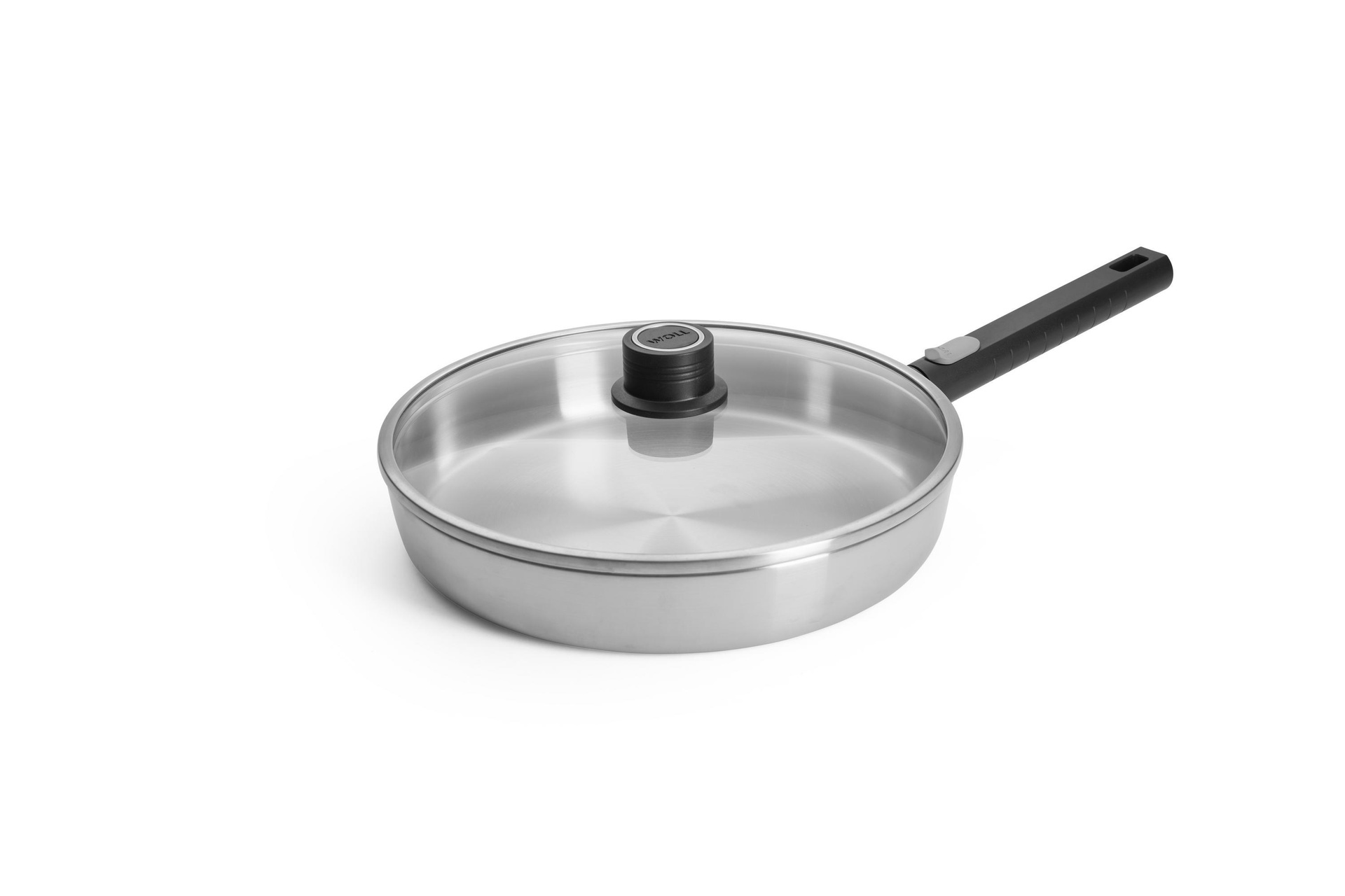 Logic Steel Flachpfanne mit Deckel Ø 28 cm