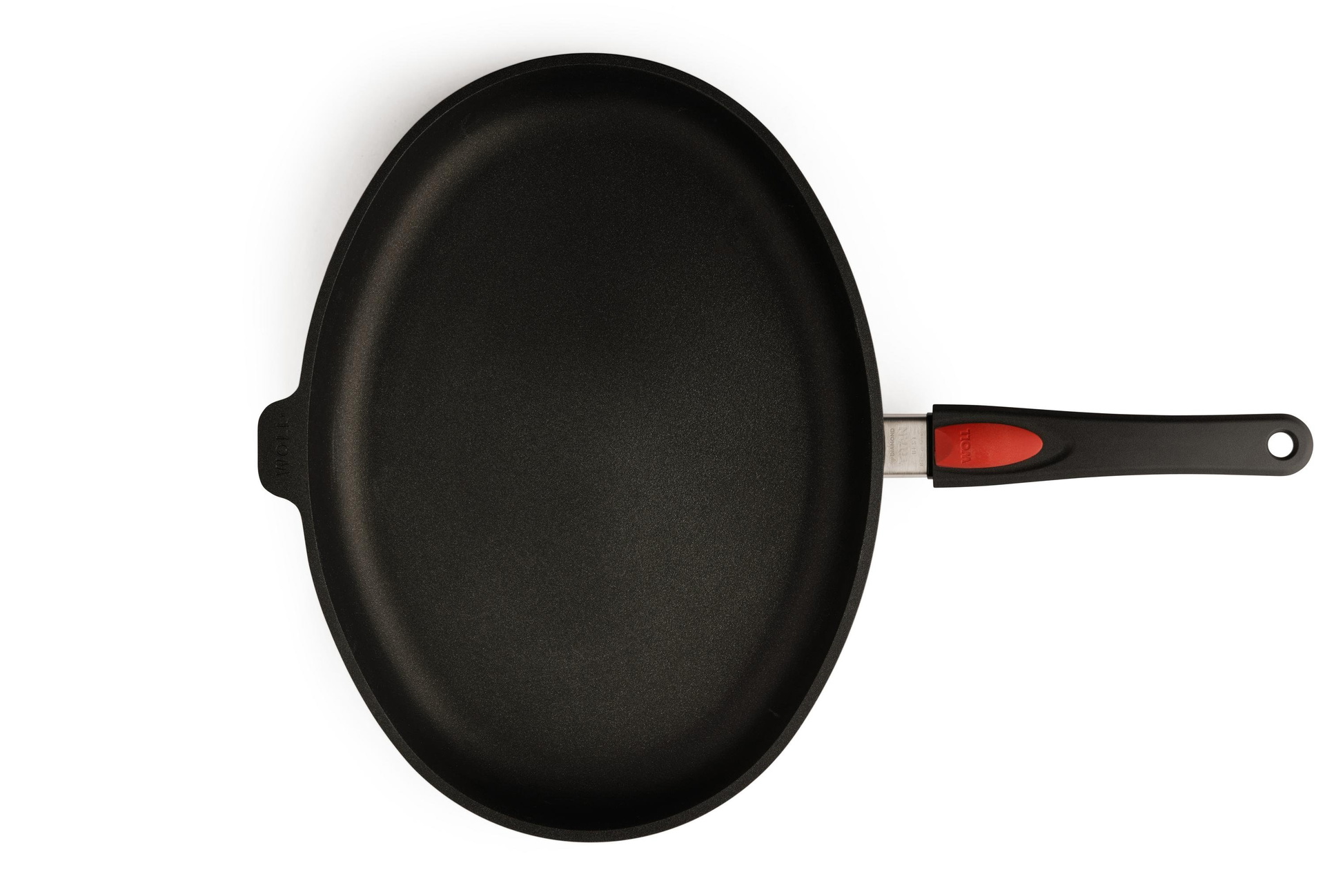 Titan Best Guss-Fischpfanne, oval Titan Best Fischpfanne, oval Draufsicht