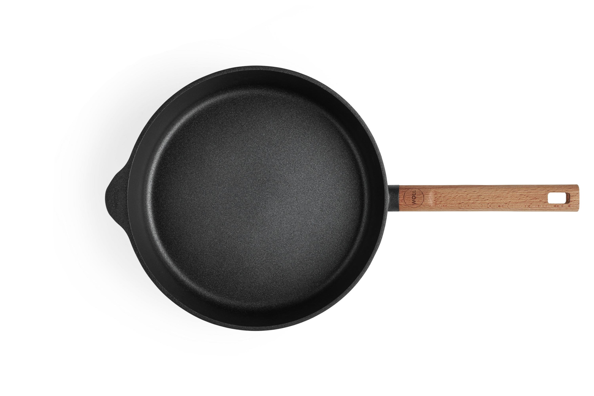 728WLCI-Q_Overhead Eco Logic QXR Pfannen-Set, 4-tlg., Ø 24 + 28 cm Draufsicht | Holz - Fest | Alle Herdarten inkl. Induktion