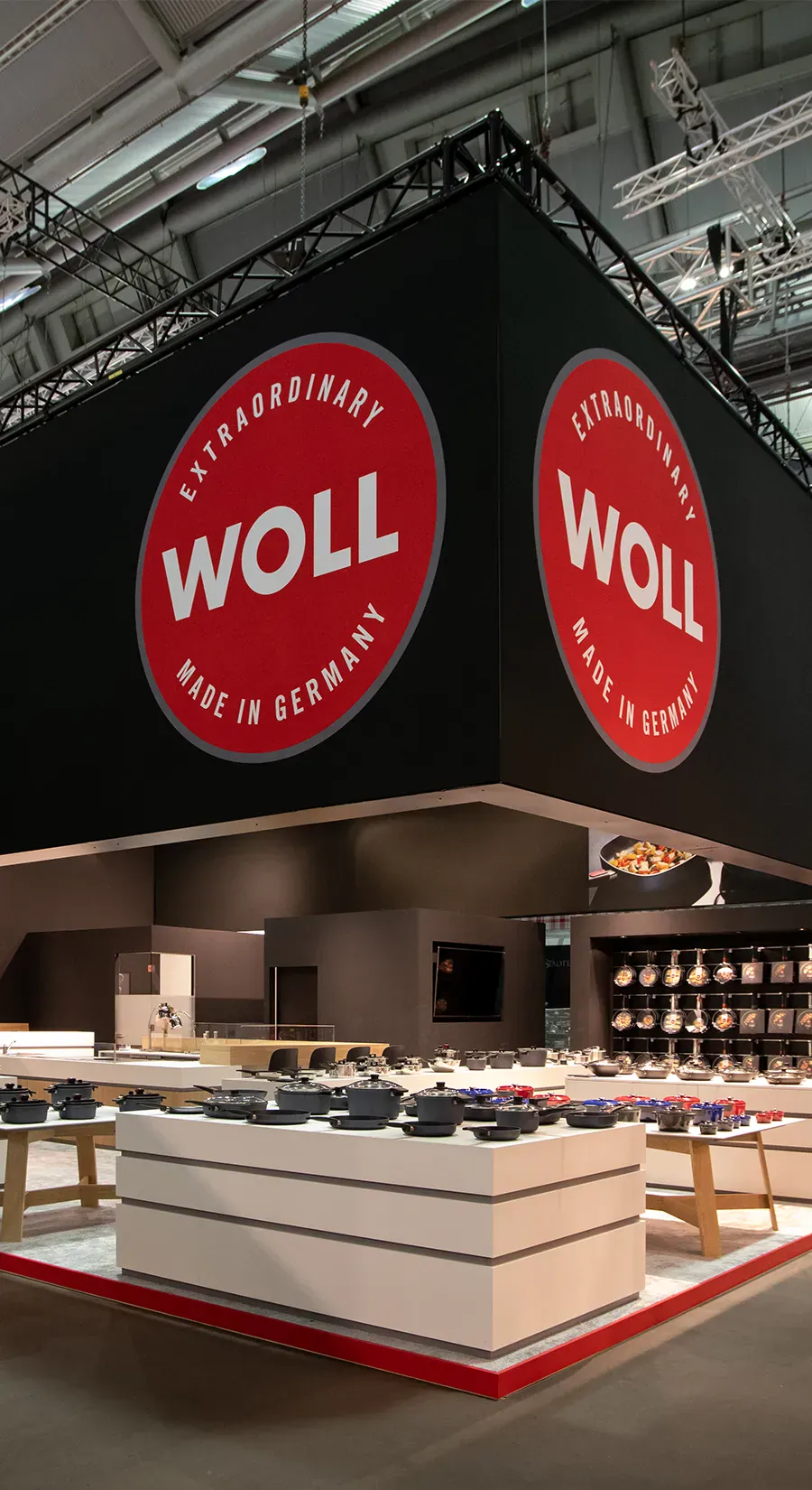 Woll Messestand.