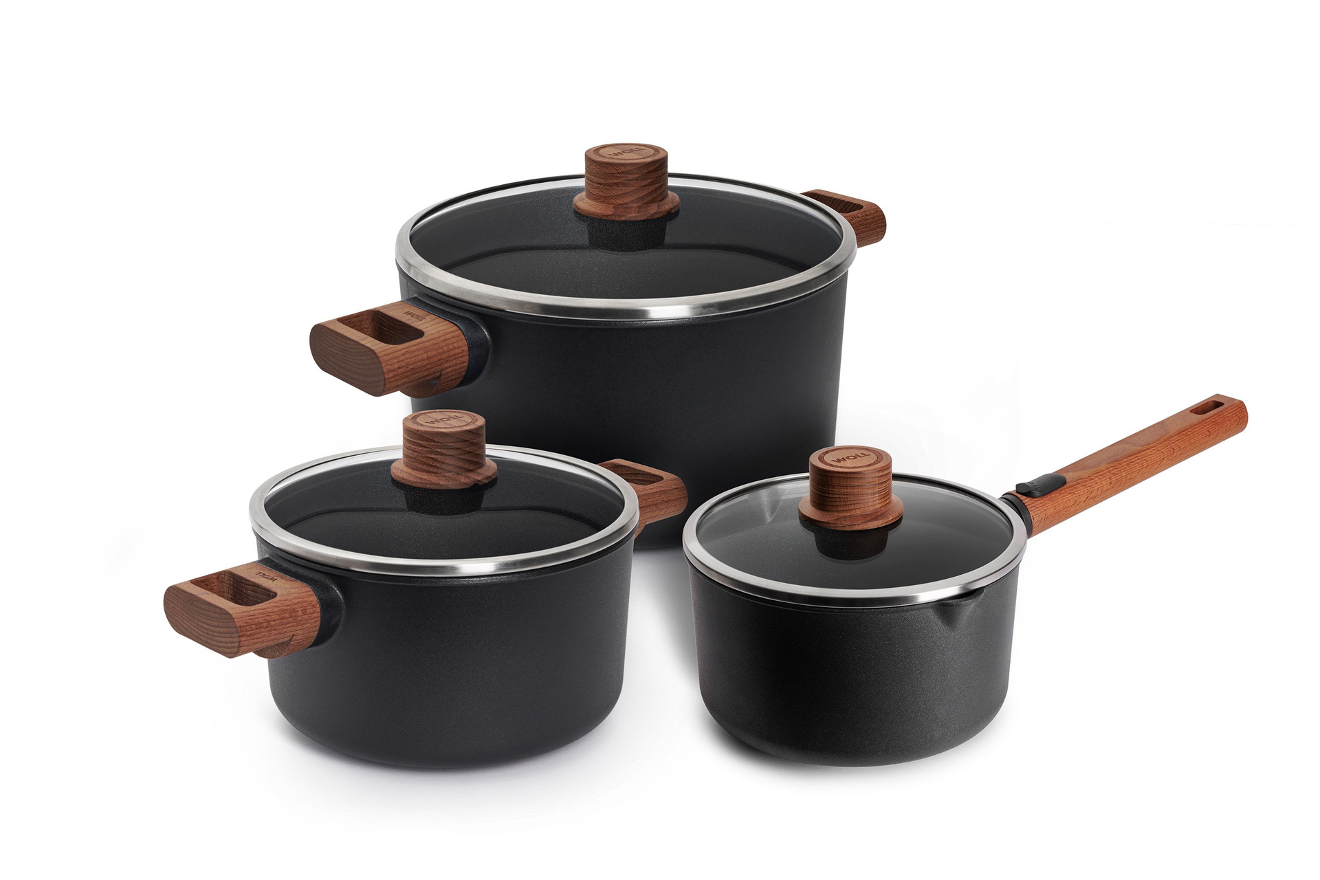 Eco Logic QXR Topf-Set, 6-tlg., Ø 24 + 20 + 18 cm Eco Logic QXR Topf-Set, 6-tlg., Ø 24 + 20 + 18 cm