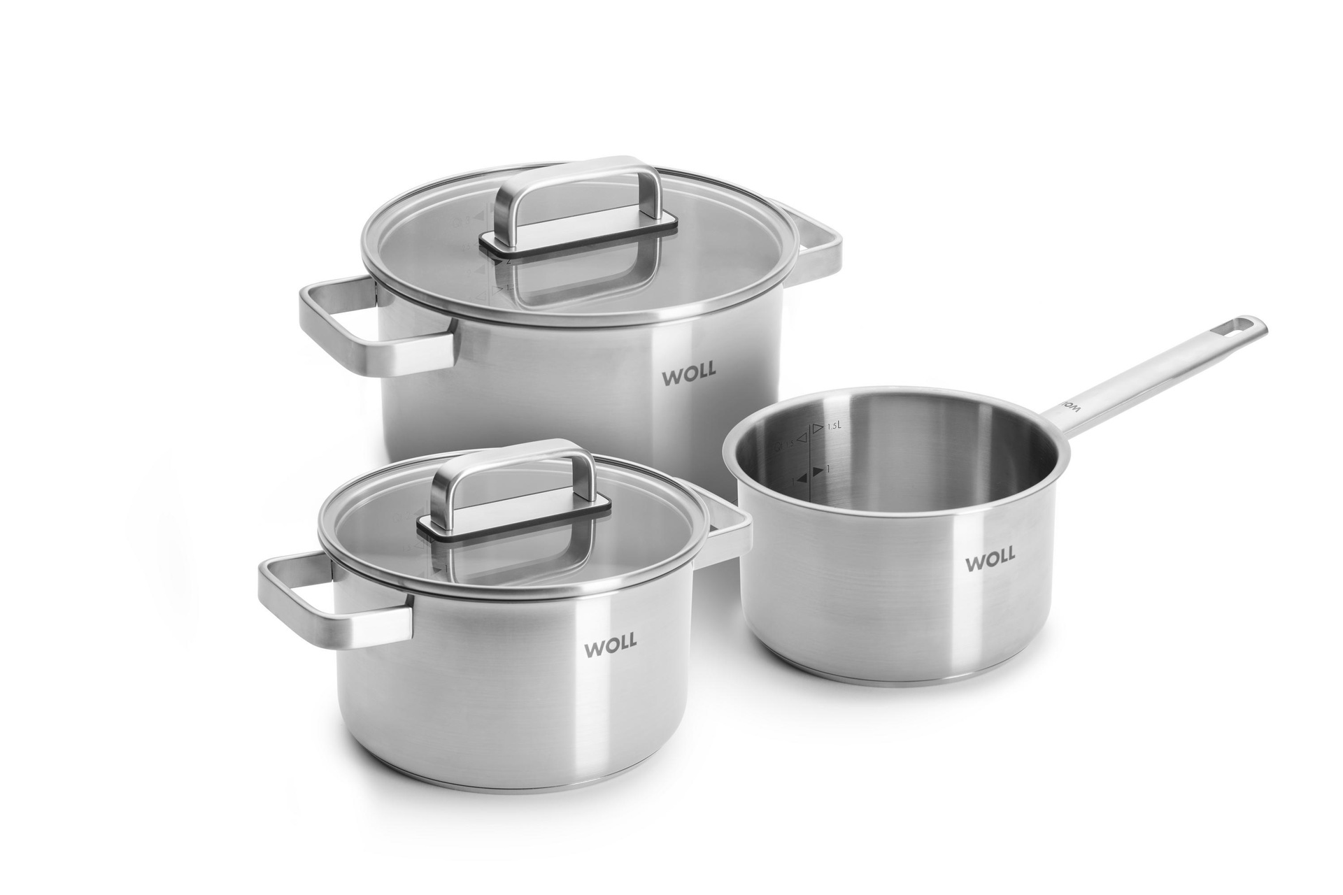 Steel Topf-Set, 5-tlg.  Steel Topf-Set, 5-tlg.