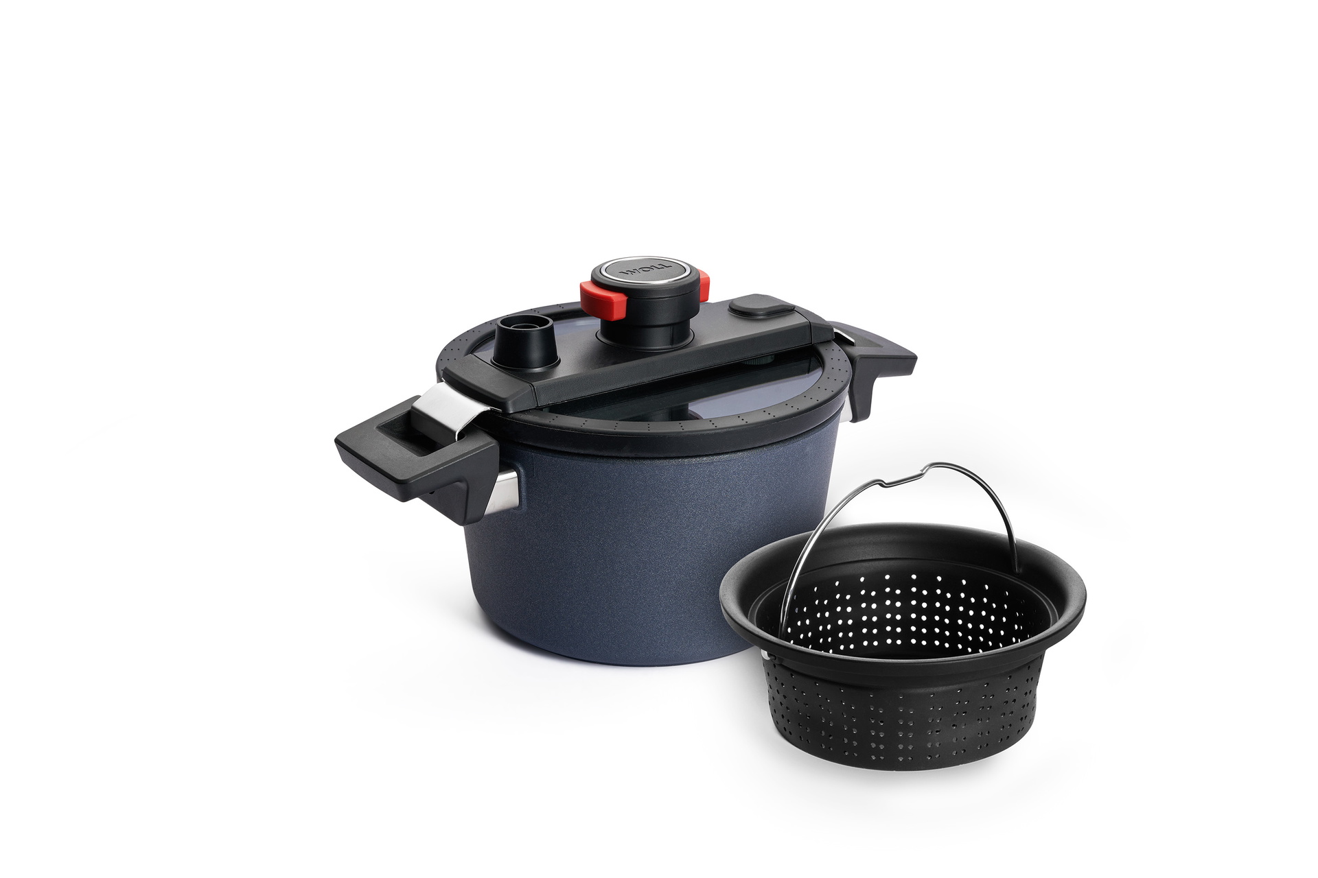 Diamond Active Lite Guss-Topf mit Siebeinsatz