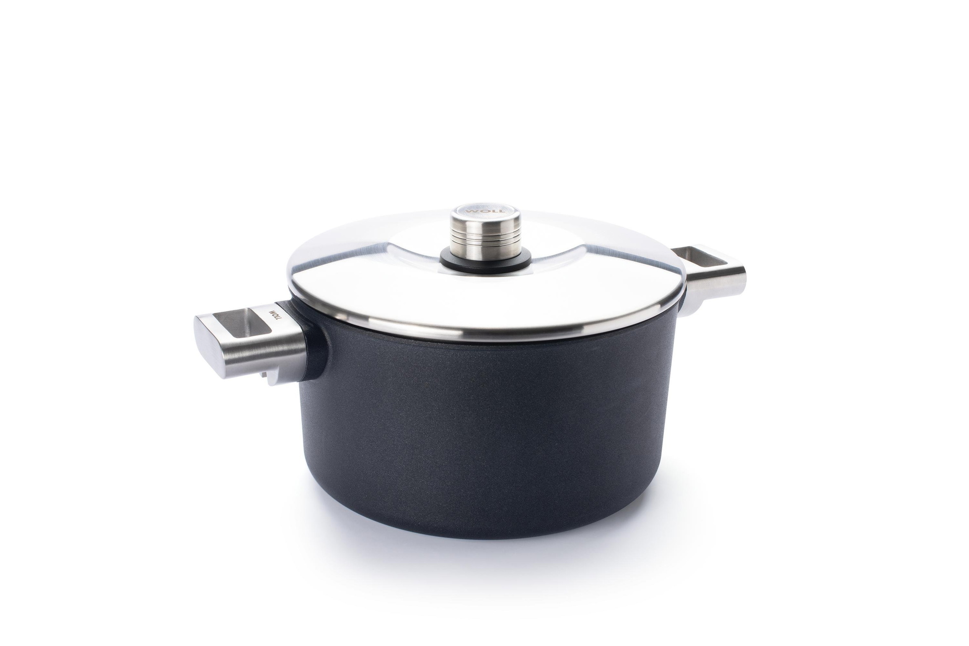 Logic XR Gusstopf, mit Deckel | Edelstahl Griff | Alle Herdarten inkl. Induktion | 24cm