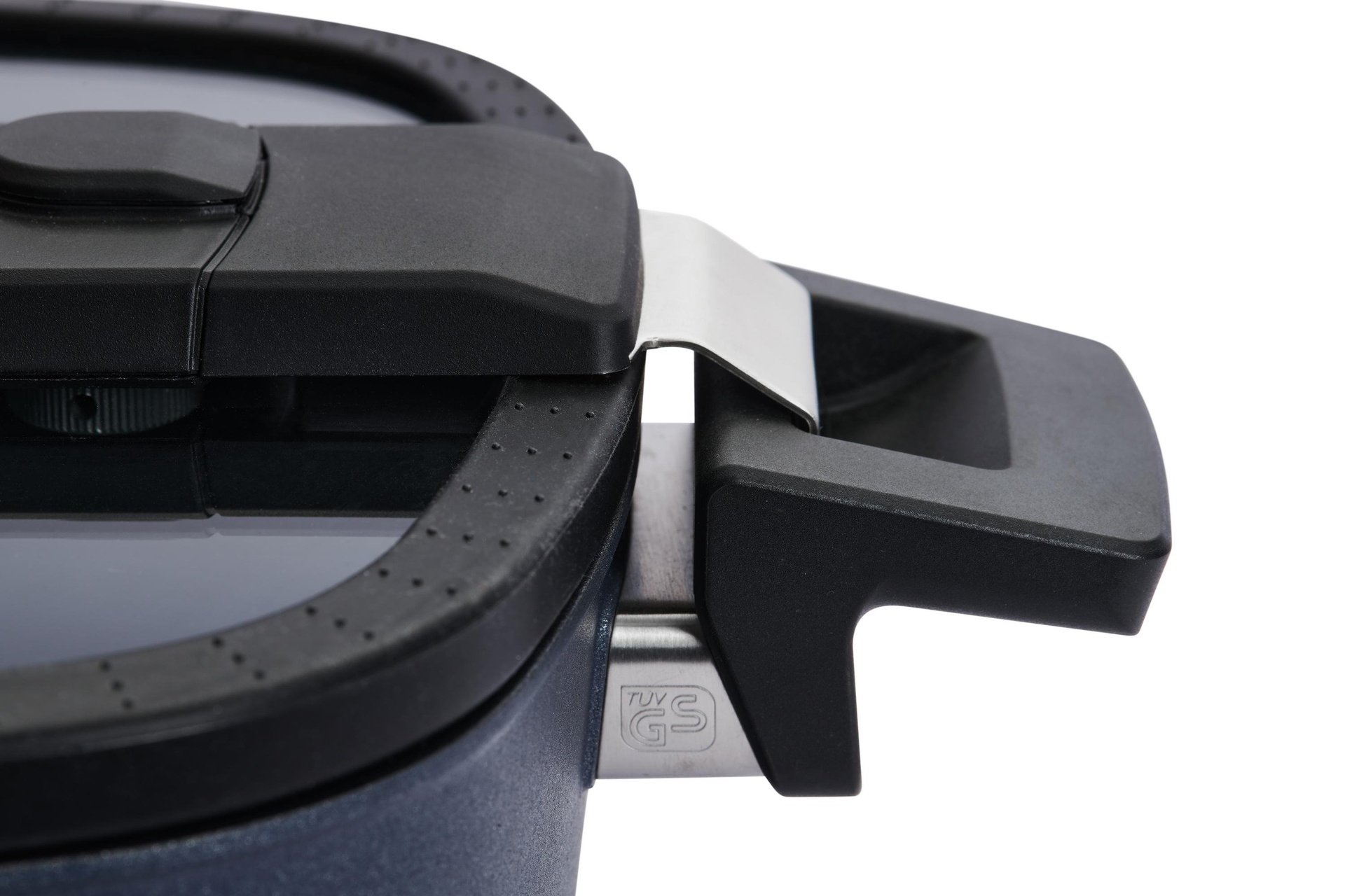 1026-2DAL_1026-2DALI_Lid_Detail Active Lite Guss-Kasserolle 26x26 cm mit Siebeinsatz Detailansicht