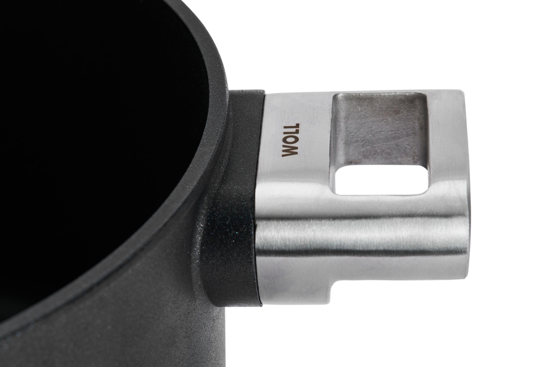 Logic XR Gusstopf, mit Deckel Detailansicht | Edelstahl Griff | Alle Herdarten inkl. Induktion | 24cm