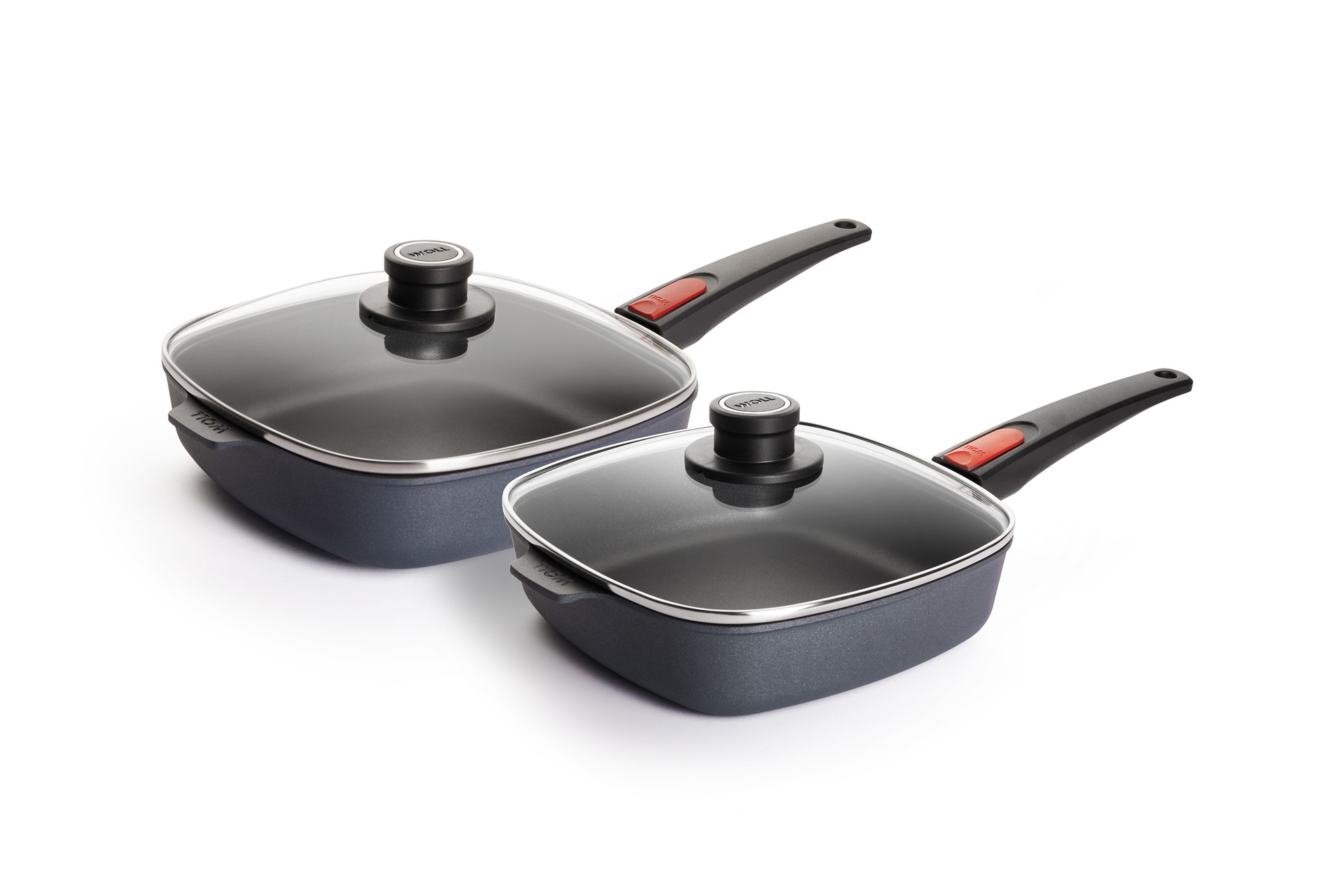 Diamond Lite Viereckpfannen-Set, 4-tlg. 24 x 24 cm + 22 x 22cm Diamond Lite Viereckpfannen-Set, 4-tlg. 24 x 24 cm + 22 x 22cm