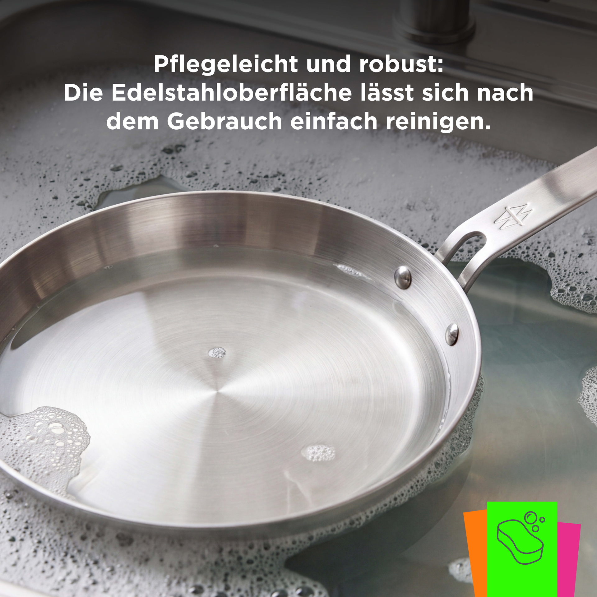MÄLZERxWOLL Edelstahl-Pfannne MÄLZERxWOLL Edelstahl-Pfannne