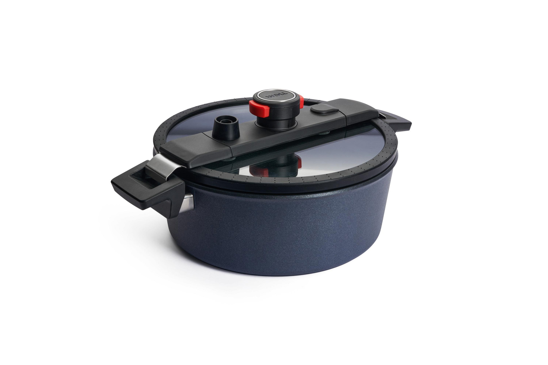 828DAL_828DALI_Lid_3Quarter Diamond Active Lite Guss-Kasserolle | Alle Herdarten inkl. Induktion | 28cm