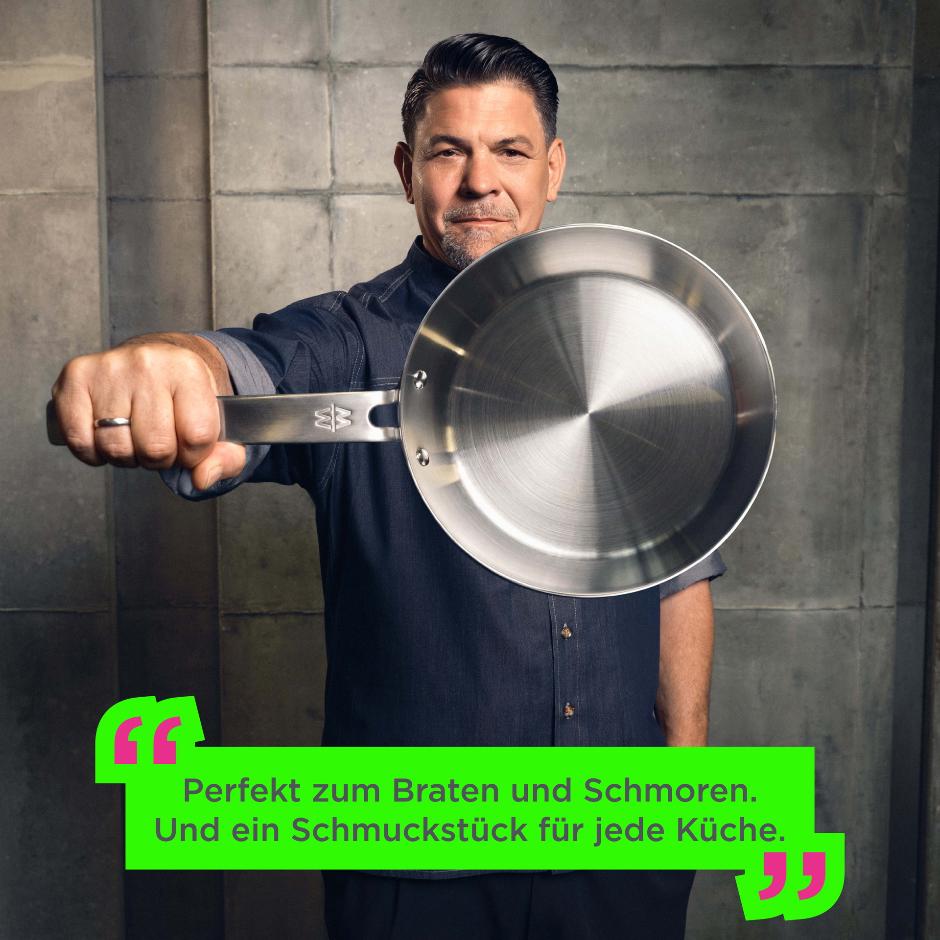 MÄLZERxWOLL Edelstahl-Pfannne MÄLZERxWOLL Edelstahl-Pfannne