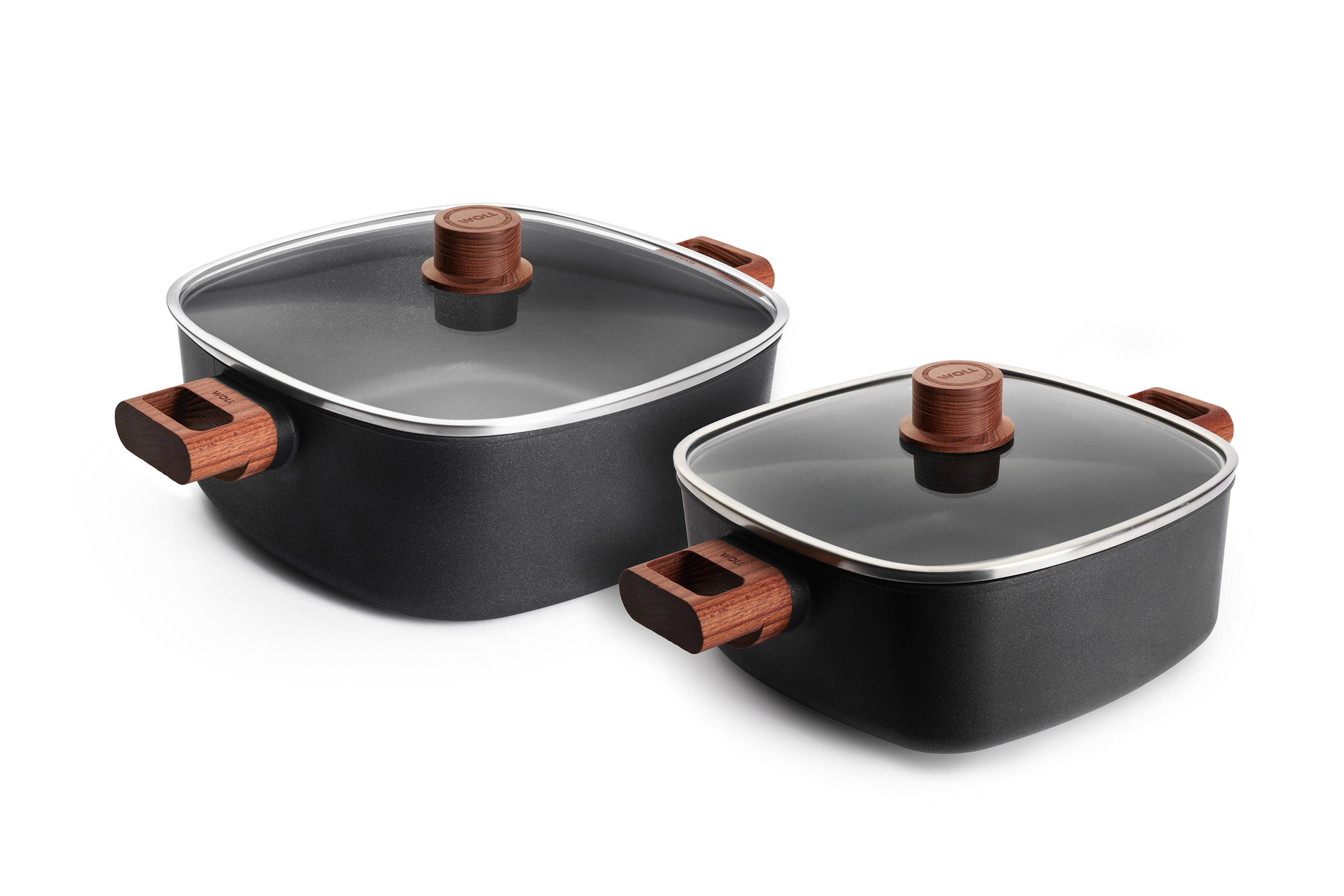 Eco Logic QXR Kasserollen-Set, 4-tlg., 28 x 28 + 24 x 24 cm Eco Logic QXR Kasserollen-Set, 4-tlg., 28 x 28 + 24 x 24 cm