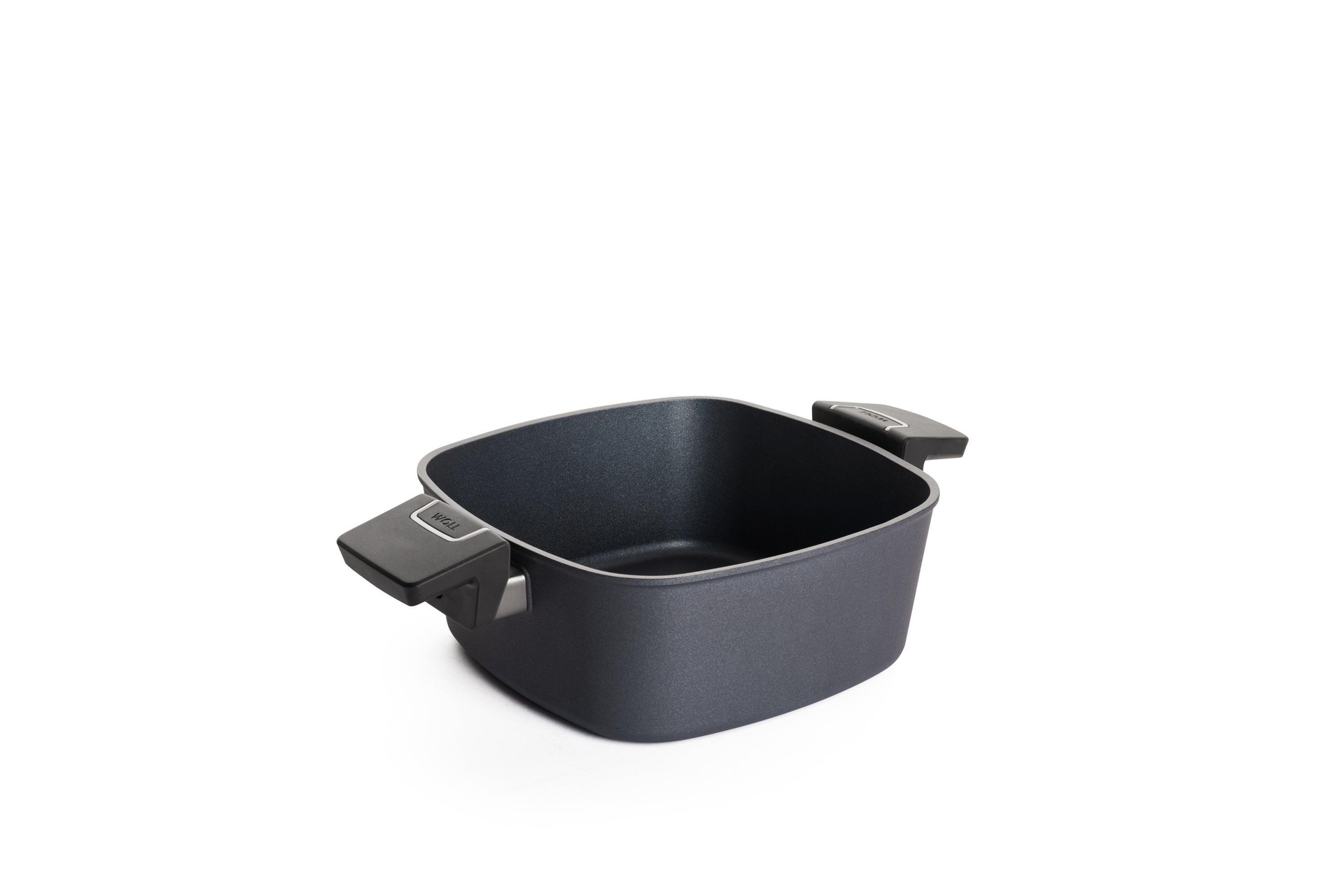 1022-2DPS_1022-2DPI_3Quarter Diamond Lite Guss-Kasserollen, viereckig | 22x22cm | Alle Herdarten inkl. Induktion