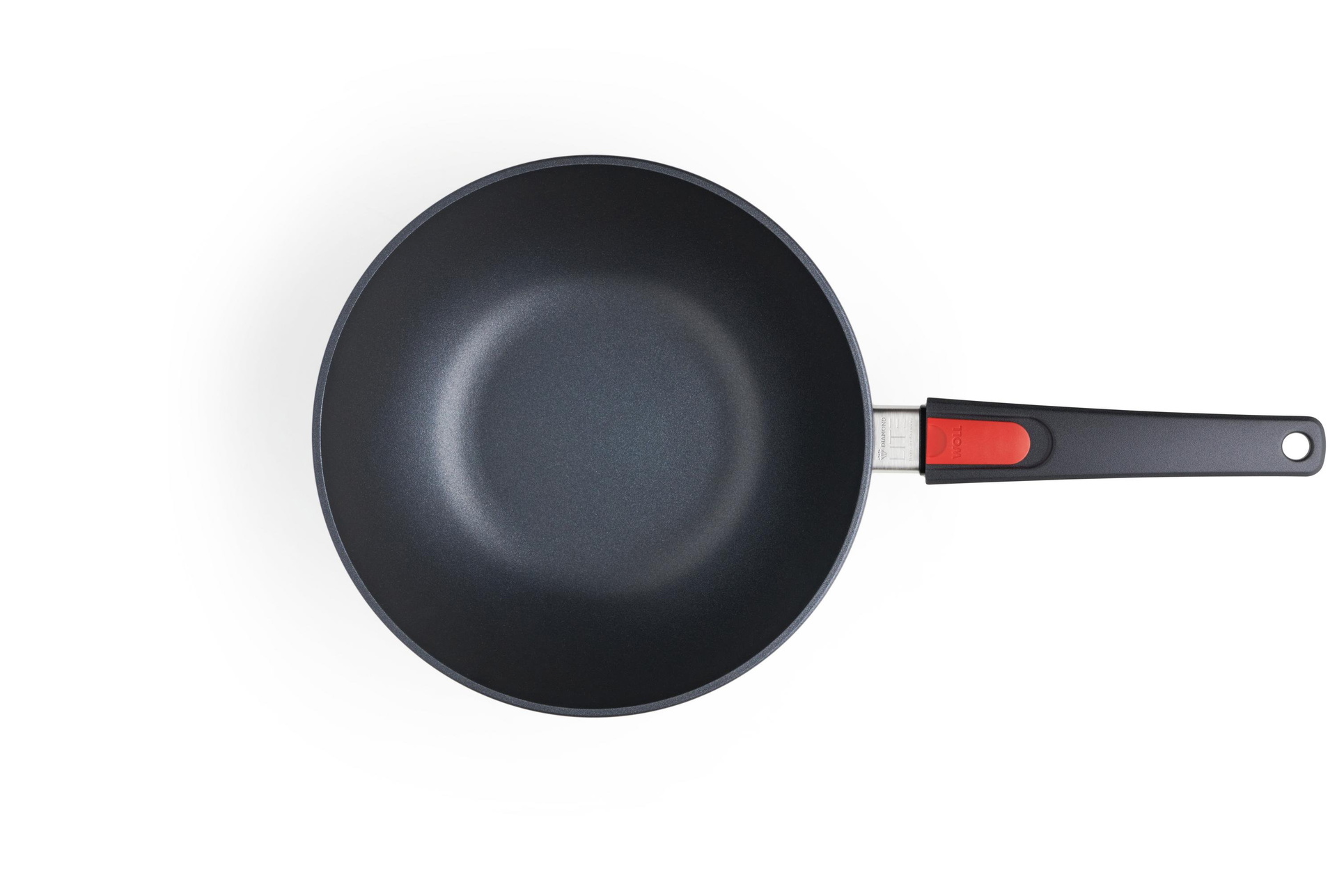 Diamond Lite Guss-Wok- und Rührpfanne Draufsicht | Stiel - Abnehmbar | Ceran, Gas, Elektro, Halogen | 26cm