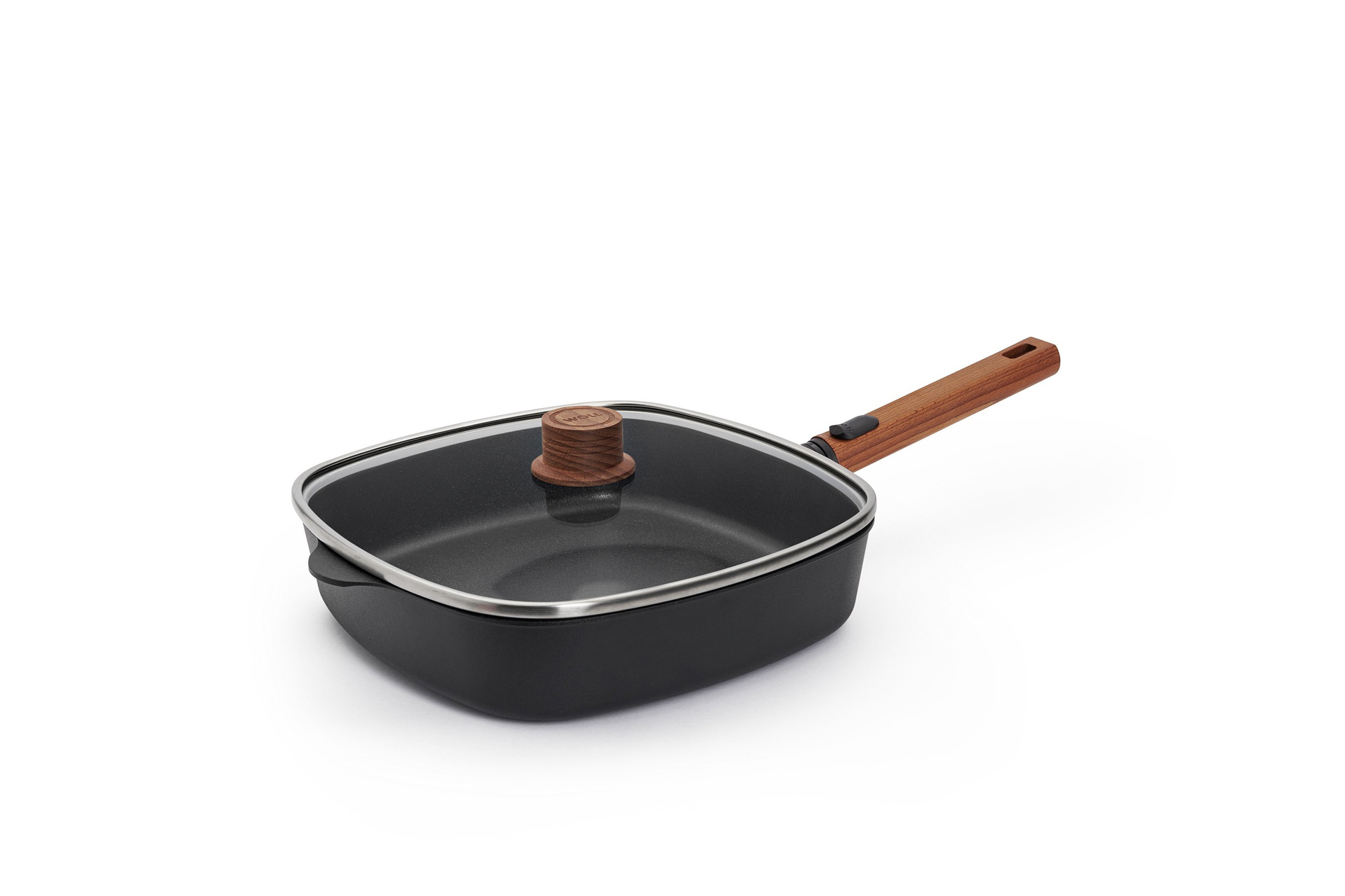 Eco Logic QXR Viereckpfanne mit Deckel, 2-tlg., 28 x 28 cm