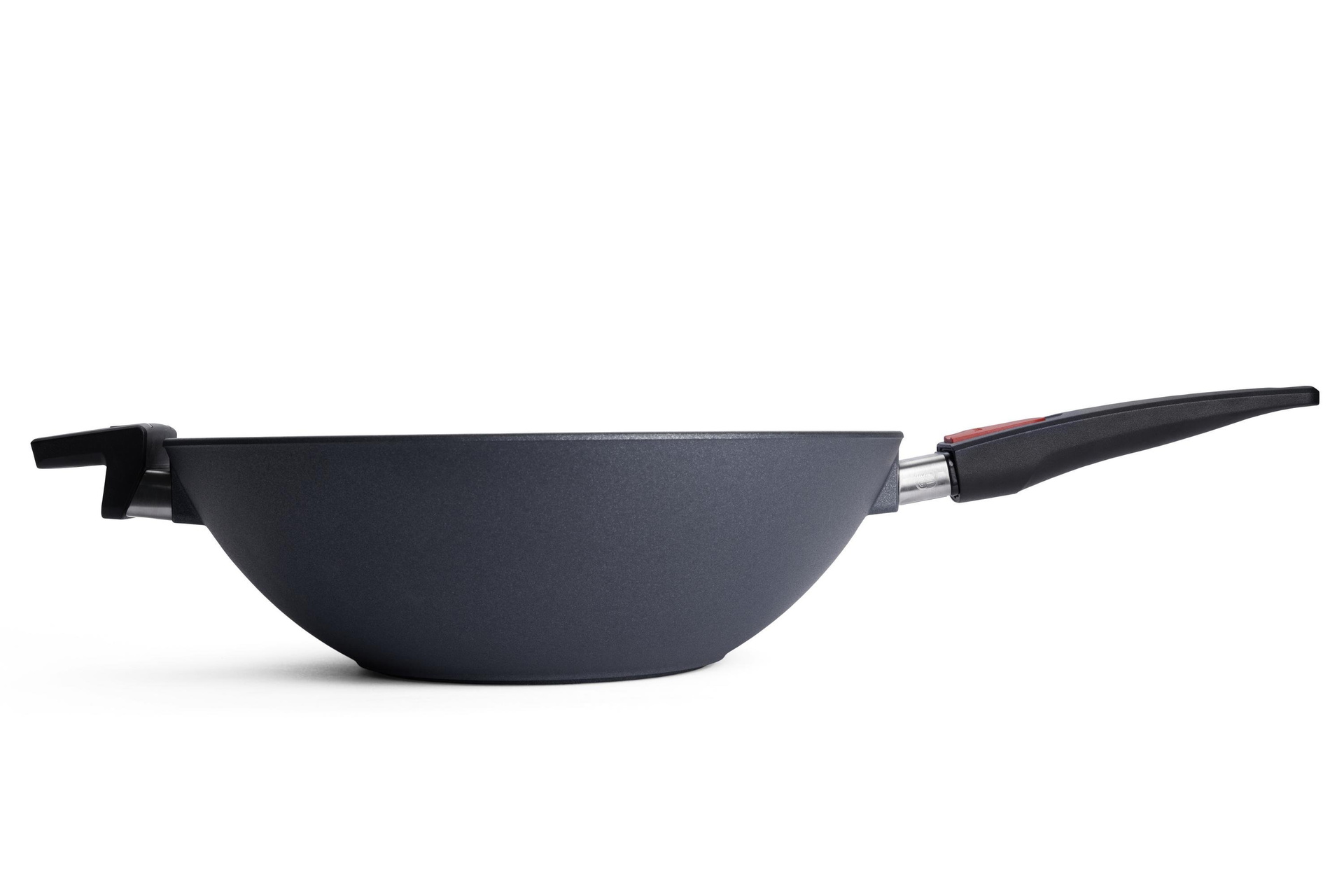 Diamond Lite Guss-Wok- und Rührpfanne Seitenansicht | Stiel - Abnehmbar | Ceran, Gas, Elektro, Halogen | 34cm