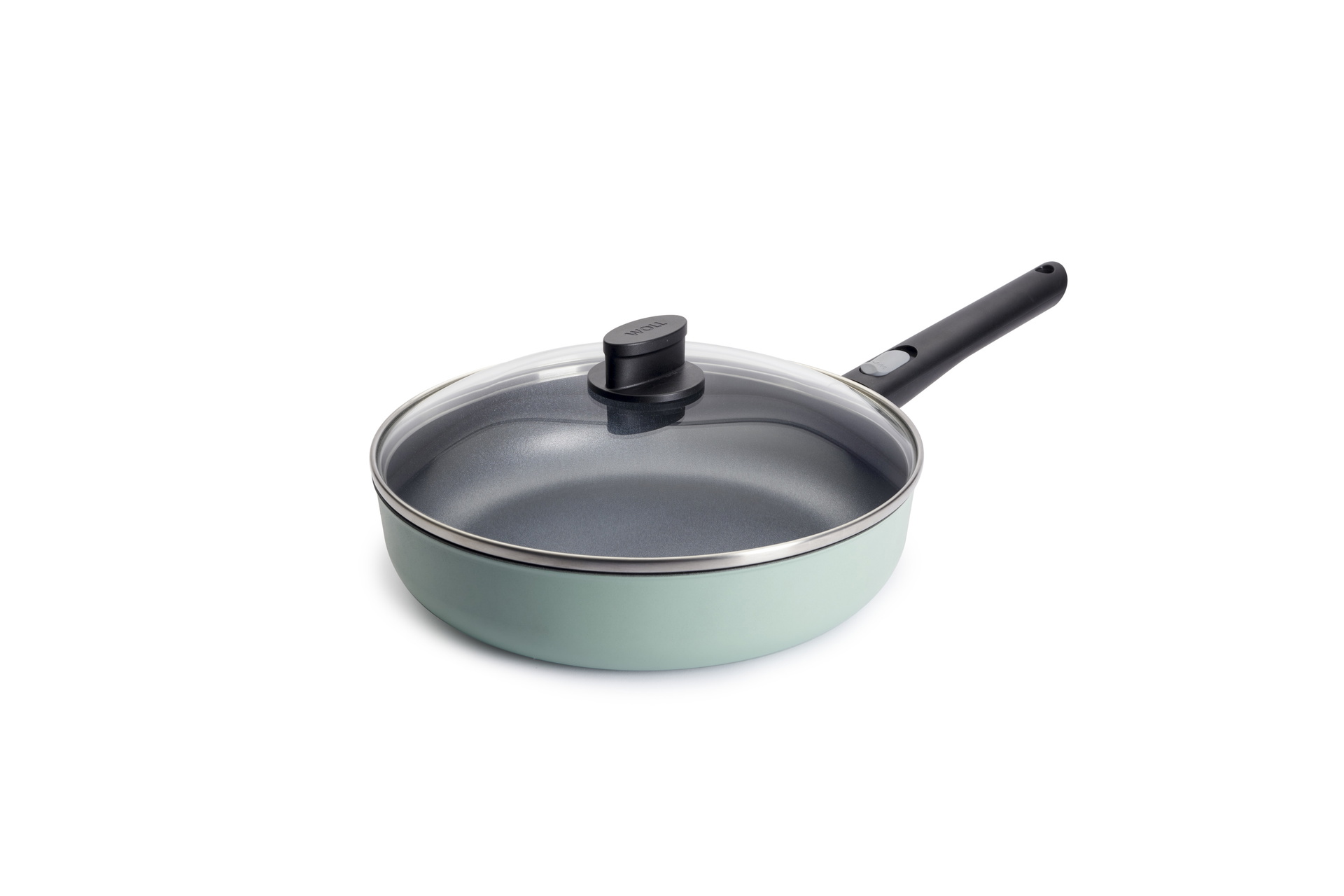 Ecolour Hochrandpfanne mit Deckel, Ø 28 cm