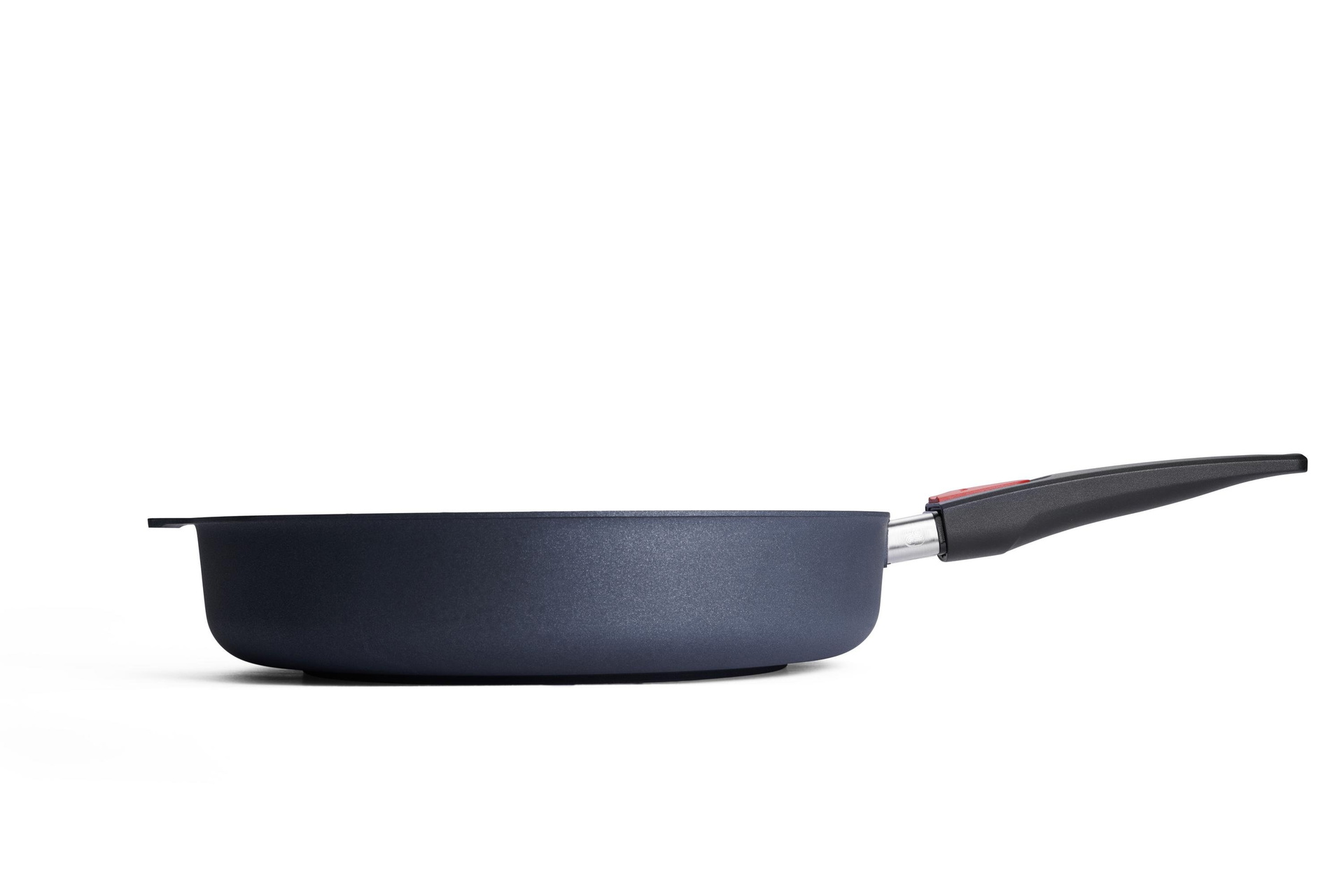 1732DPS_1732DPI_Profile Diamond Lite Guss-Hochrandpfanne Seitenansicht | Stiel - Abnehmbar | Ceran, Gas, Elektro, Halogen | 32cm