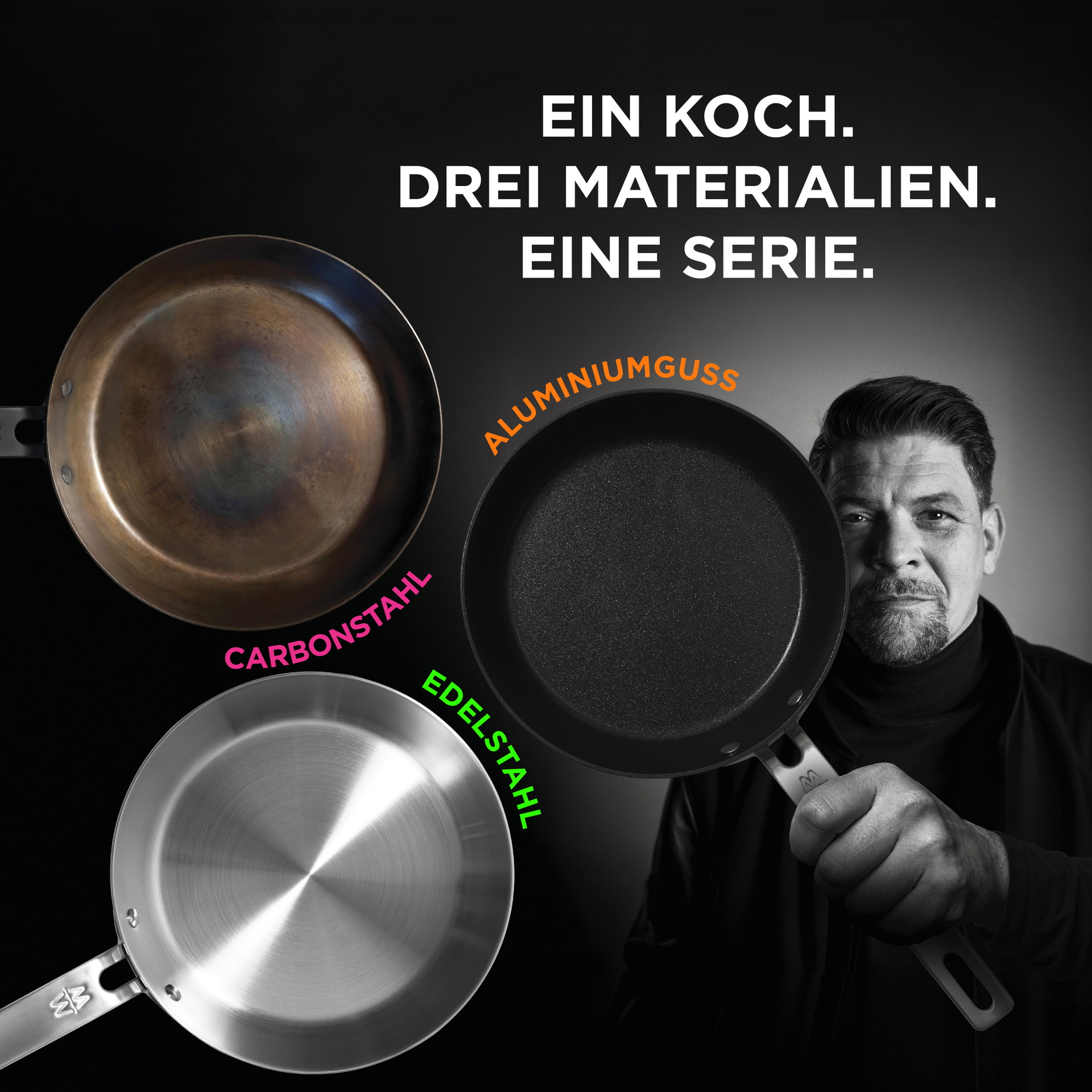 MÄLZERxWOLL Edelstahl-Pfannne MÄLZERxWOLL Edelstahl-Pfannne