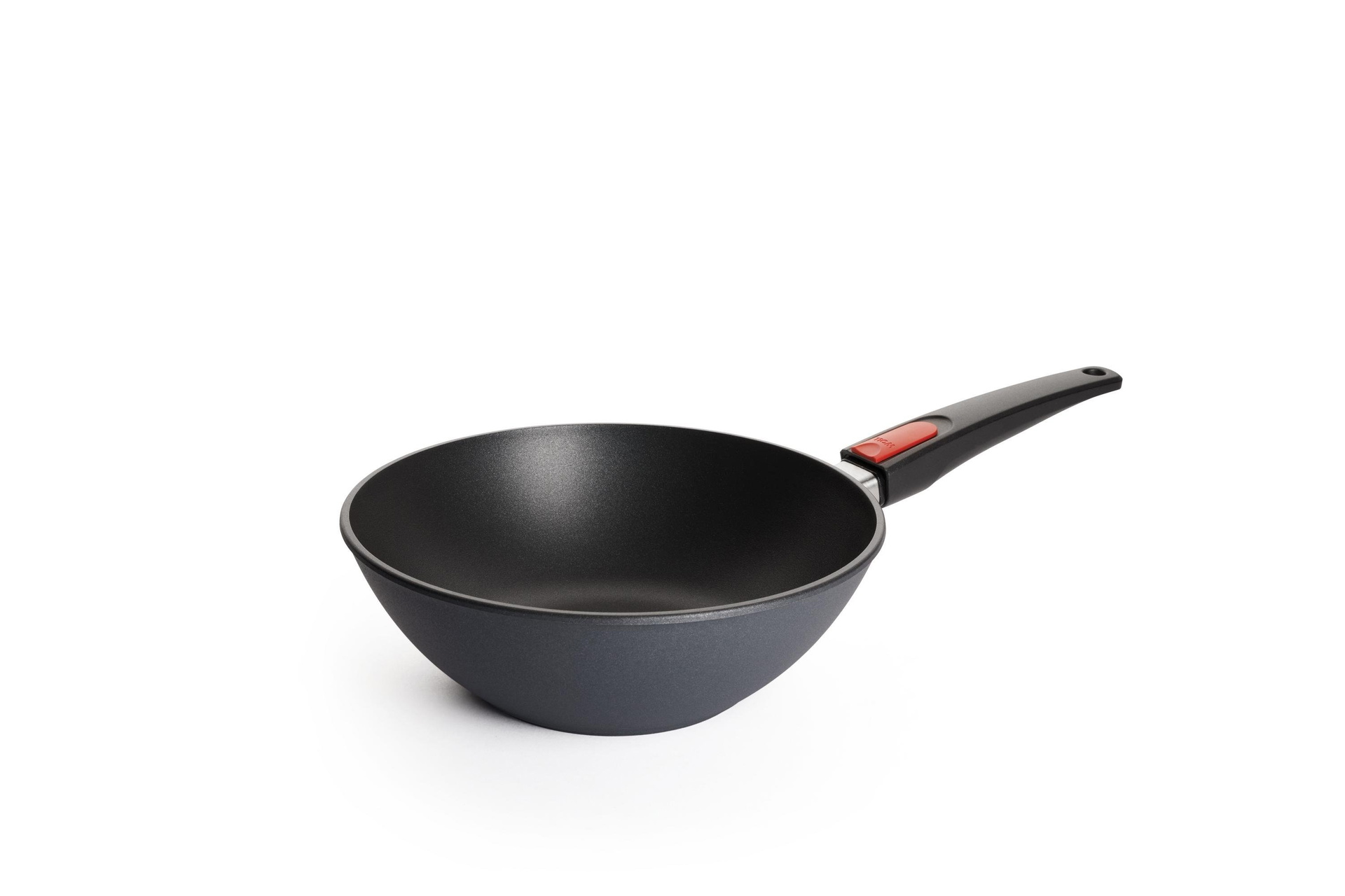 11026DPS_11026DPI_3Quarter Diamond Lite Guss-Wok- und Rührpfanne | Stiel - Abnehmbar | Ceran, Gas, Elektro, Halogen | 26cm