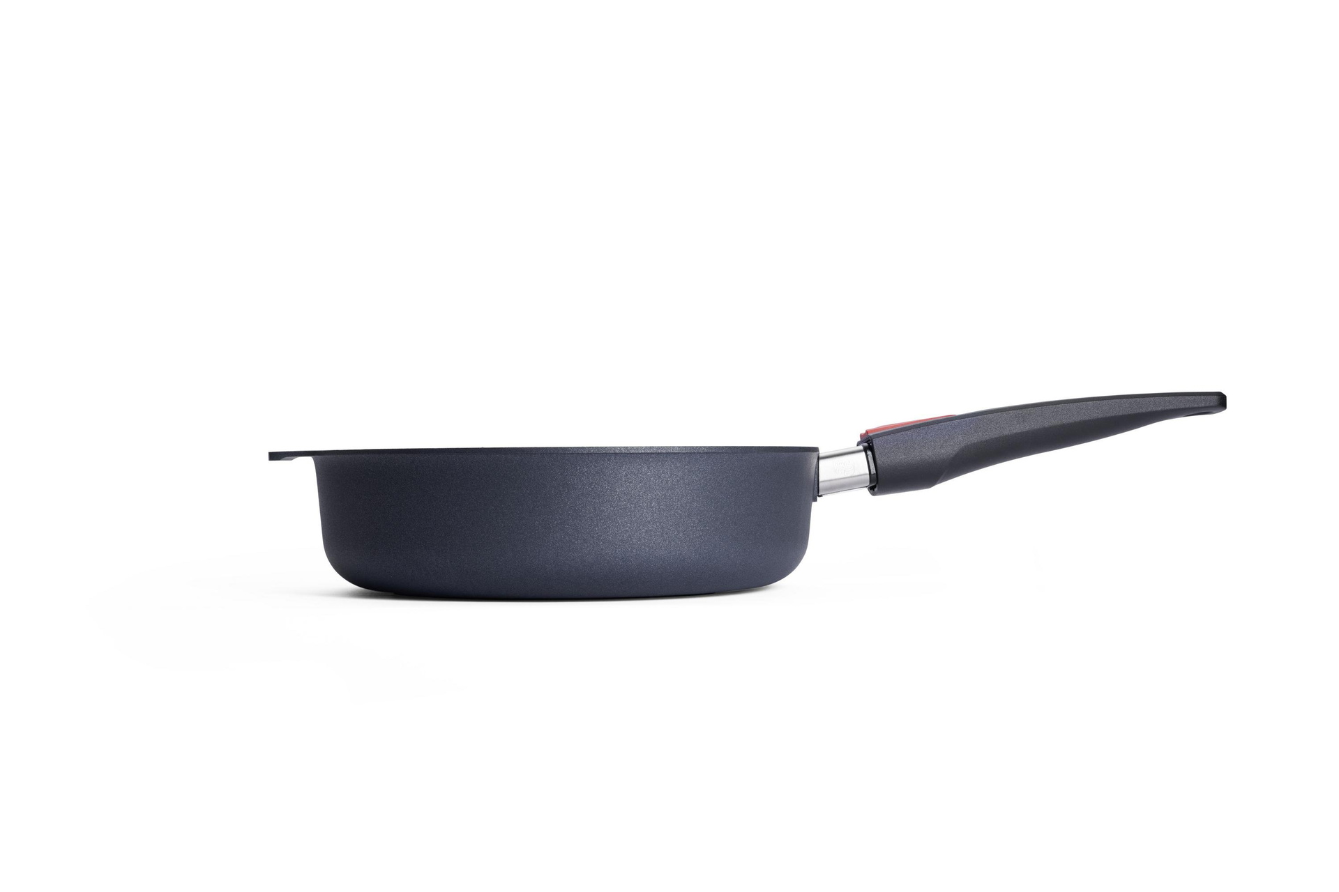 1724DPS_1724DPI_Profile Diamond Lite Guss-Hochrandpfanne Seitenansicht | Stiel - Abnehmbar | 24cm | Ceran, Gas, Elektro, Halogen