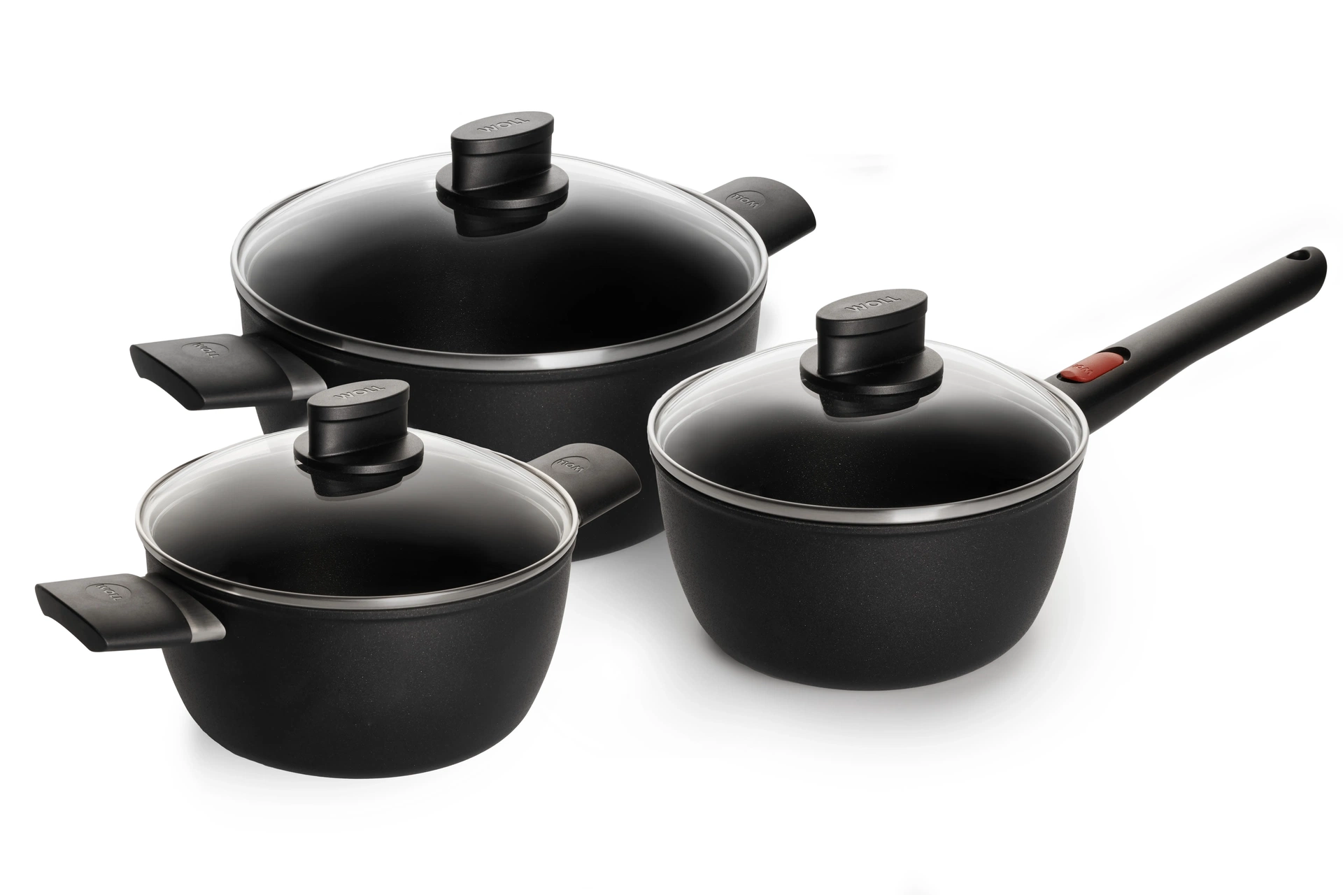 Eco Lite QXR Topf-Set mit Deckeln, 6-tlg., Ø 24 cm + 20 cm + 18 cm  Eco Lite QXR Topf-Set mit Deckeln, 6-tlg., Ø 24 cm + 20 cm + 18 cm