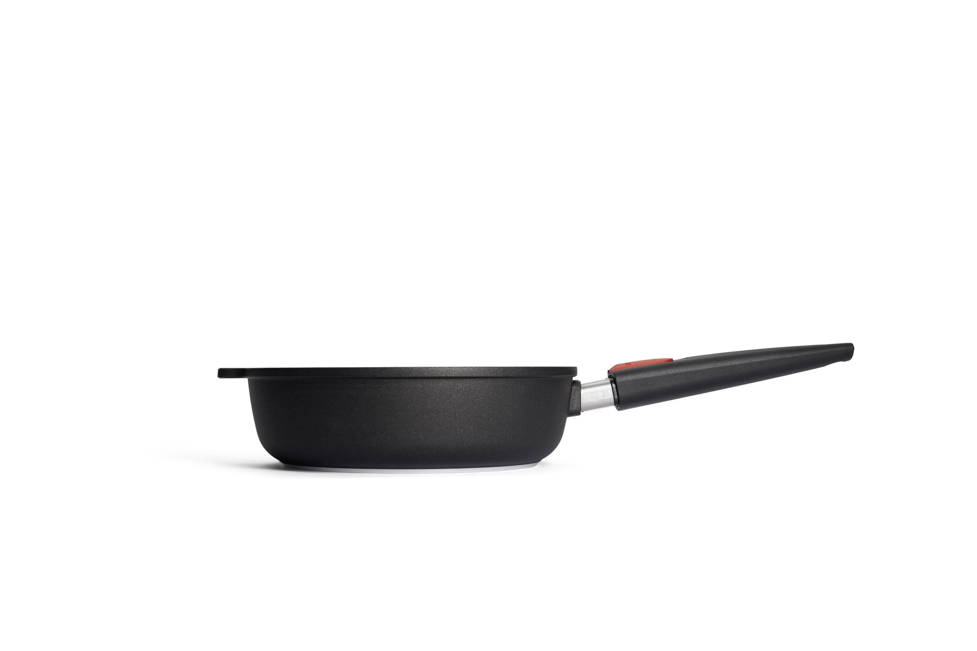 Nowo Titanium Guss-Hochrandpfanne Seitenansicht