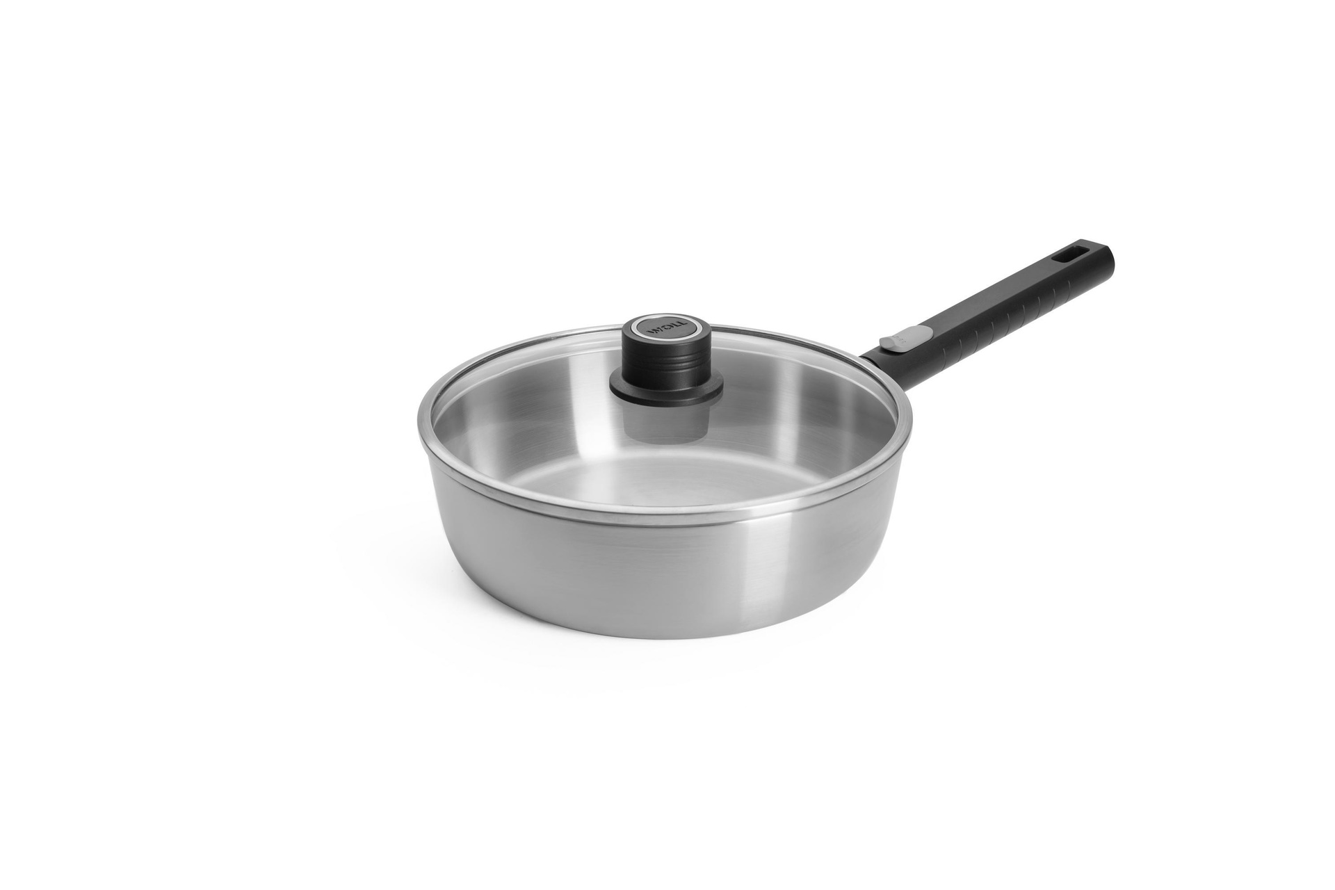 Logic Steel Hochrandpfanne mit Deckel Ø 24 cm Logic Steel Hochrandpfanne mit Deckel Ø 24 cm