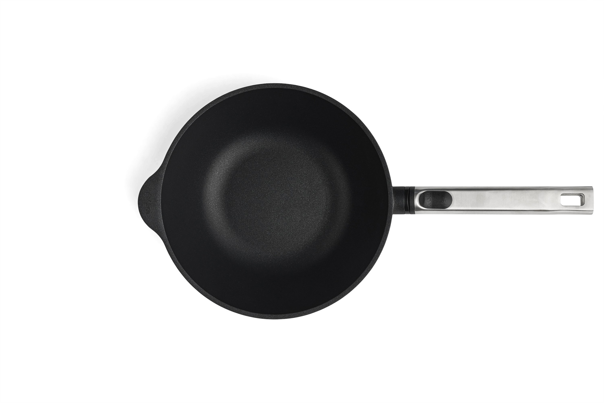 11024PLCI_Overhead_1_3000x2000 Logic XR Wok, Ø 24 cm, mit Wokwender Draufsicht | Edelstahl - Abnehmbar | Alle Herdarten inkl. Induktion