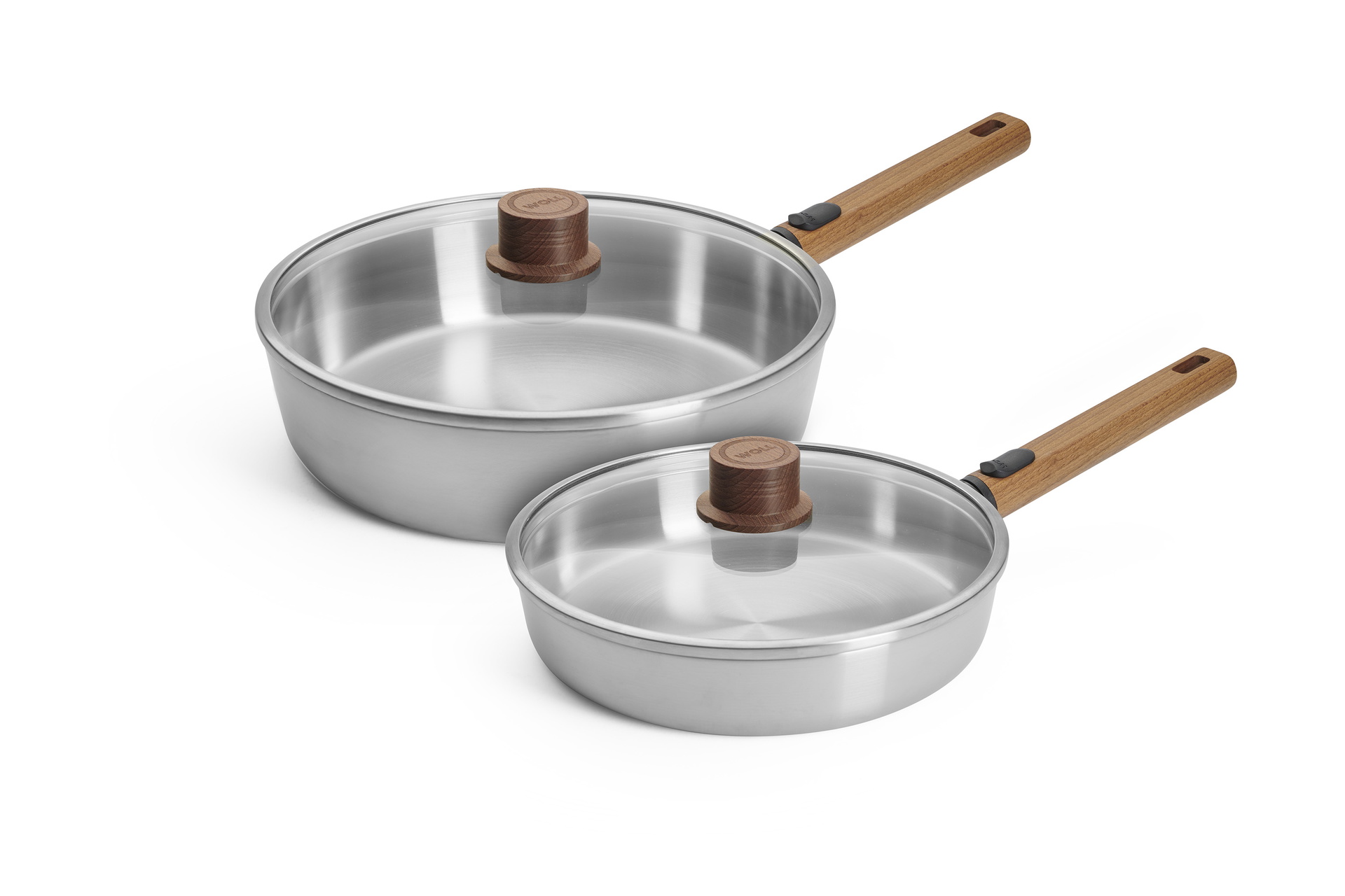 Logic Steel Pfannen-Set, 4-tlg., Ø 28 + 24 cm